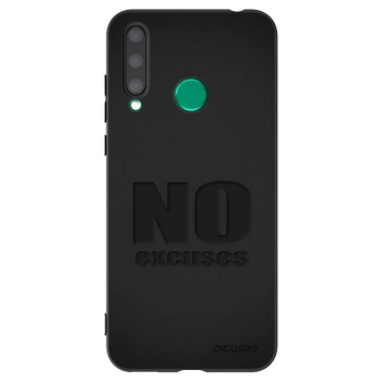 Picasee crna silikonska maskica za Honor 20 Lite - No Excuses