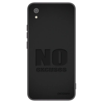 Picasee crna silikonska maskica za Xiaomi Redmi 7A - No Excuses