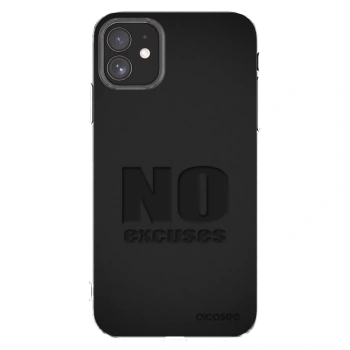 Picasee silikonska prozirna maskica za Apple iPhone 11 - No Excuses