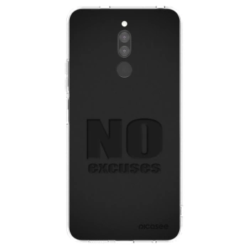 Picasee silikonska prozirna maskica za Xiaomi Redmi 8 - No Excuses