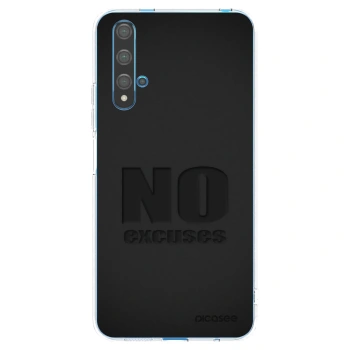 Picasee silikonska prozirna maskica za Huawei Nova 5T - No Excuses