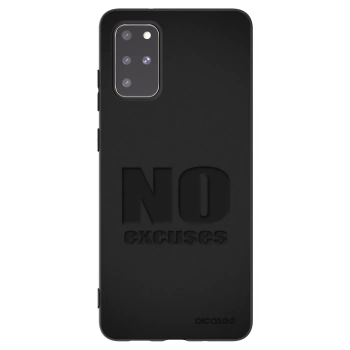 Picasee crna silikonska maskica za Samsung Galaxy S20+ G985F - No Excuses