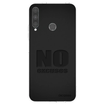 Picasee silikonska prozirna maskica za Huawei P40 Lite E - No Excuses