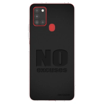 Picasee silikonska prozirna maskica za Samsung Galaxy A21s - No Excuses