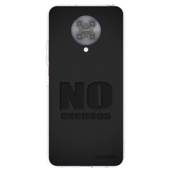 Picasee silikonska prozirna maskica za Xiaomi Poco F2 Pro - No Excuses