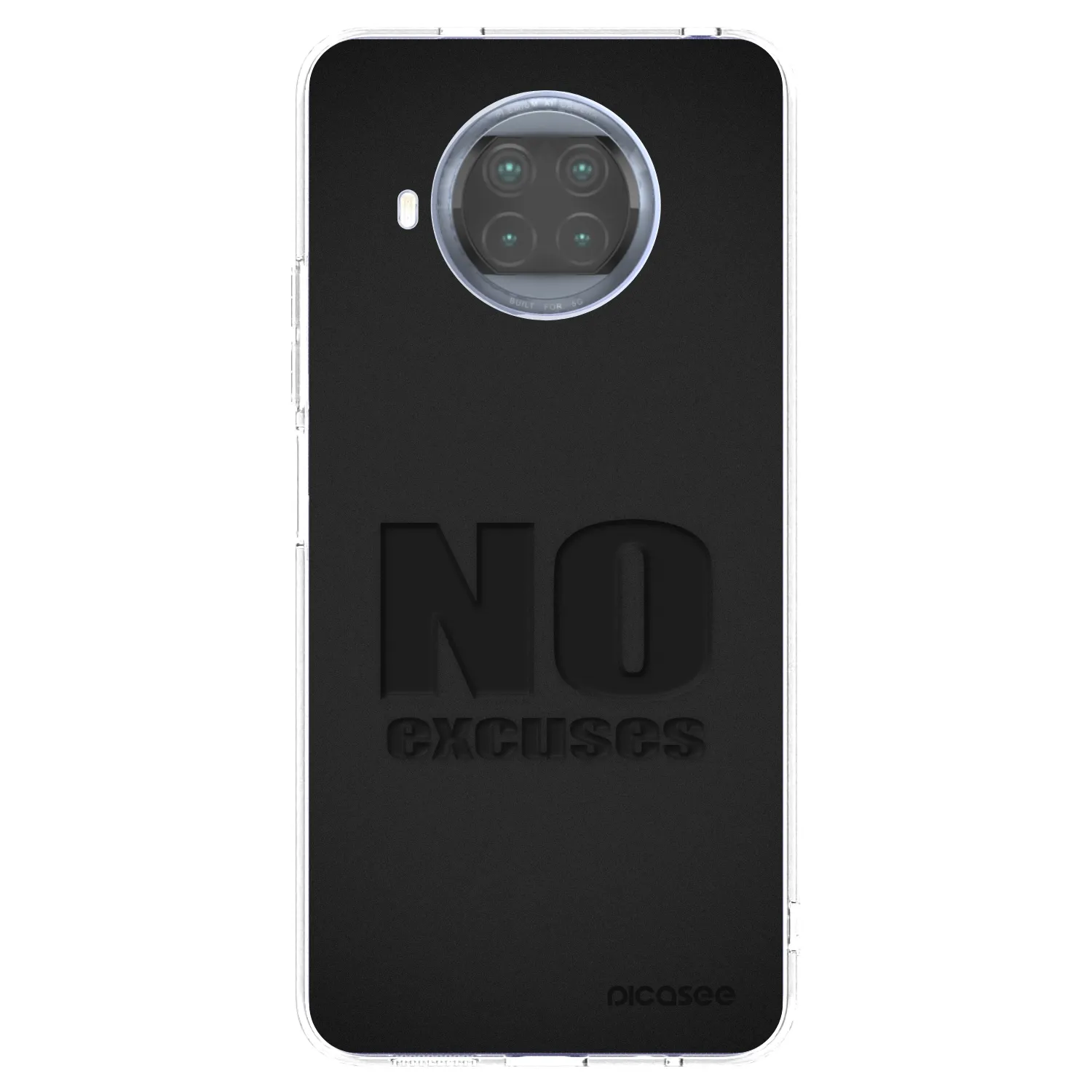 Picasee silikonska prozirna maskica za Xiaomi Mi 10T Lite - No Excuses