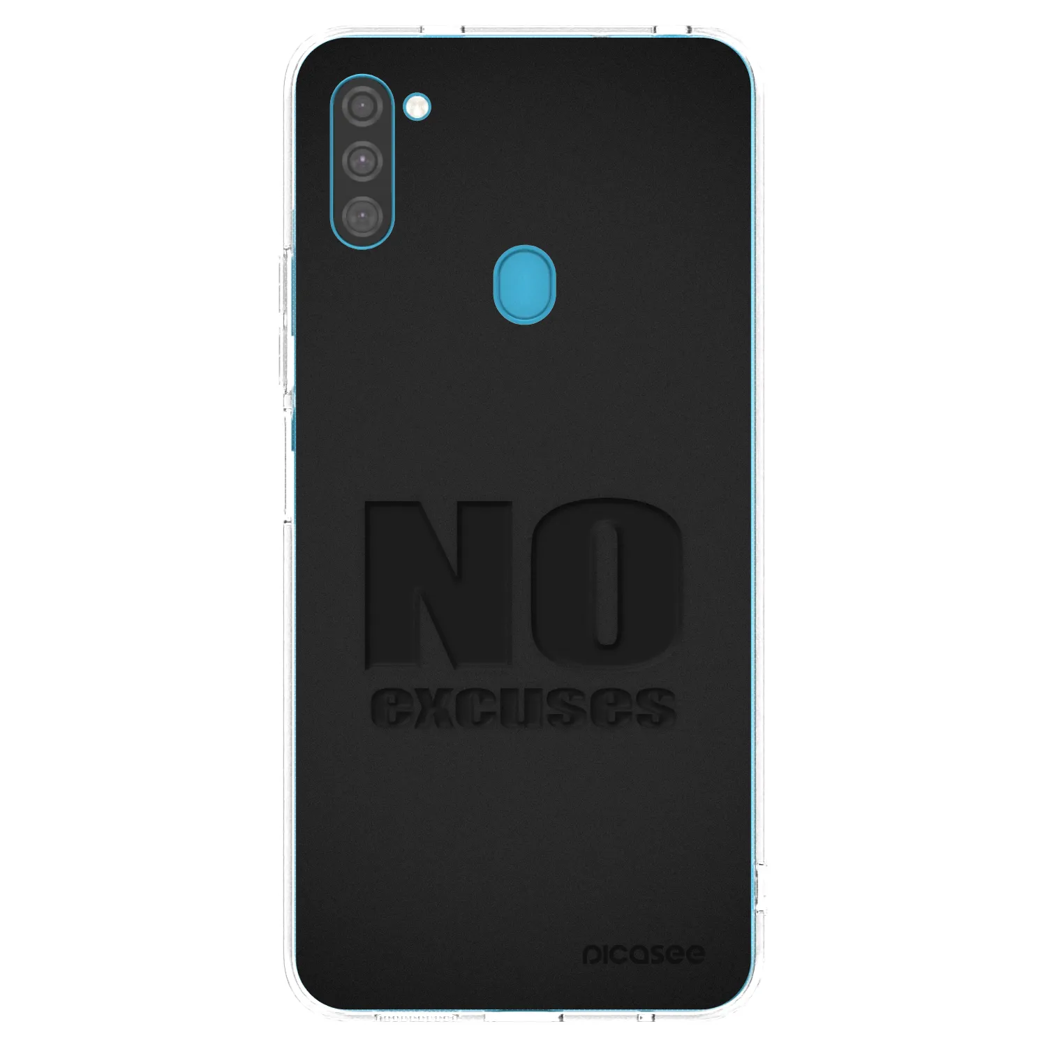 Picasee silikonska prozirna maskica za Samsung Galaxy M11 - No Excuses