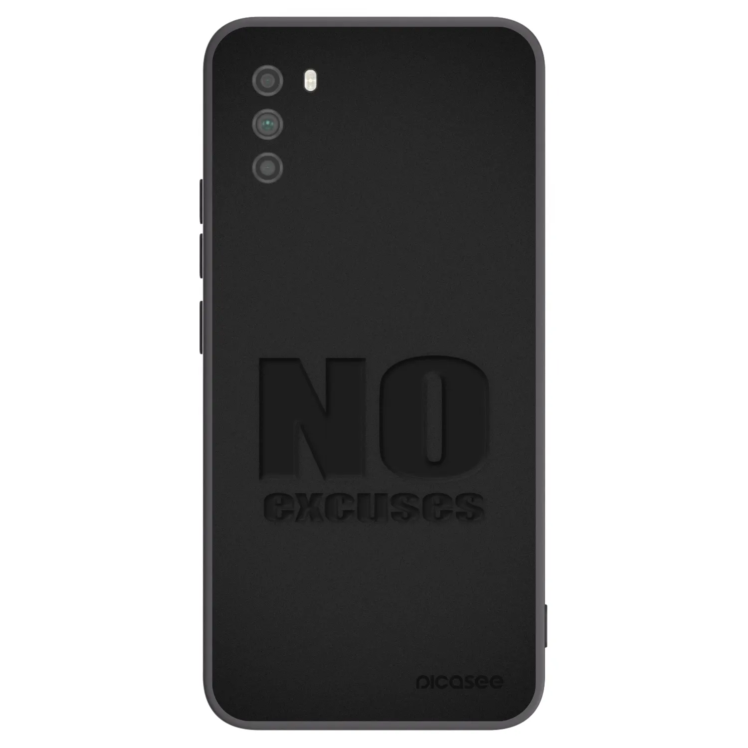 Picasee crna silikonska maskica za Xiaomi Poco M3 - No Excuses