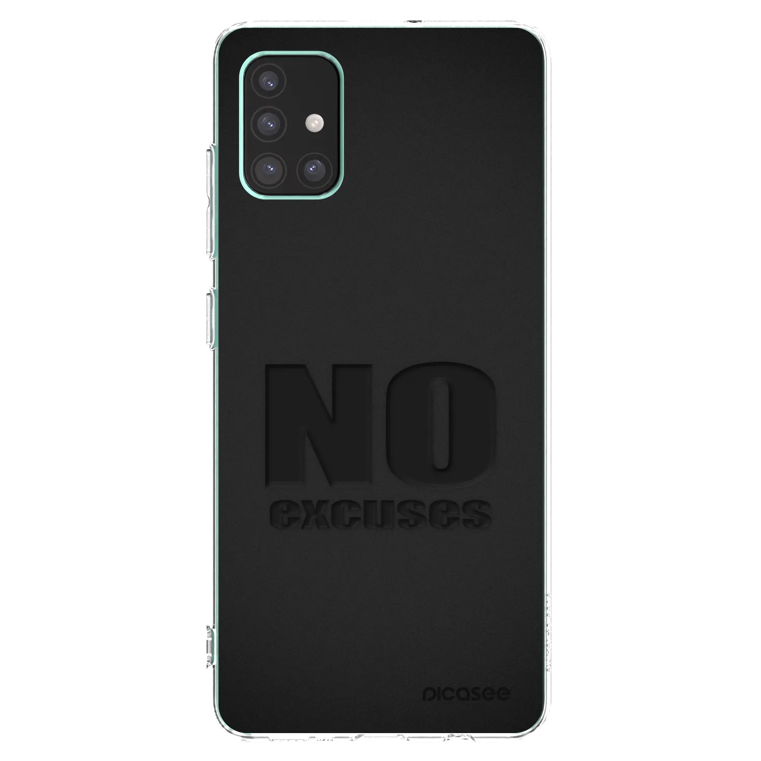 Picasee silikonska prozirna maskica za Samsung Galaxy M51 M515F - No Excuses