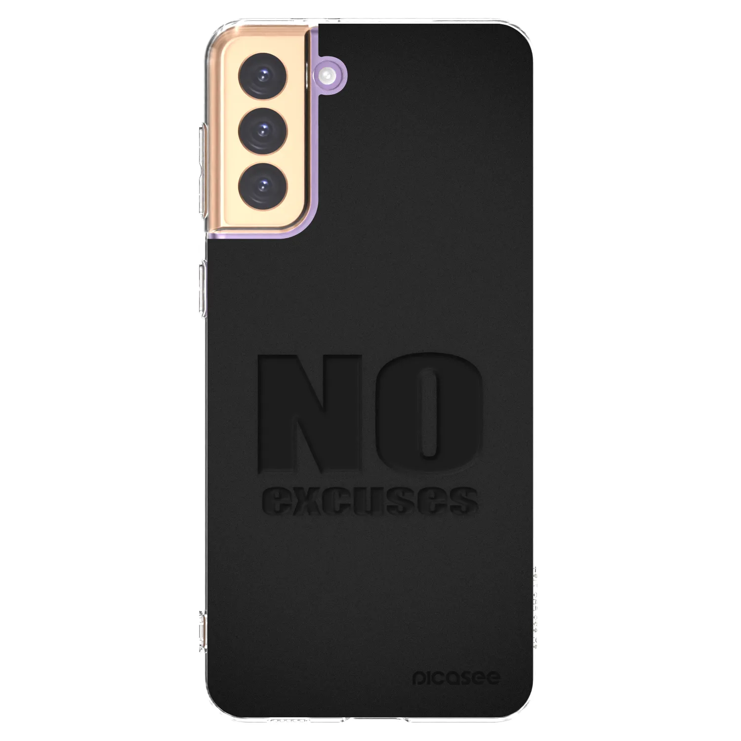 Picasee silikonska prozirna maskica za Samsung Galaxy S21+ 5G G996F - No Excuses