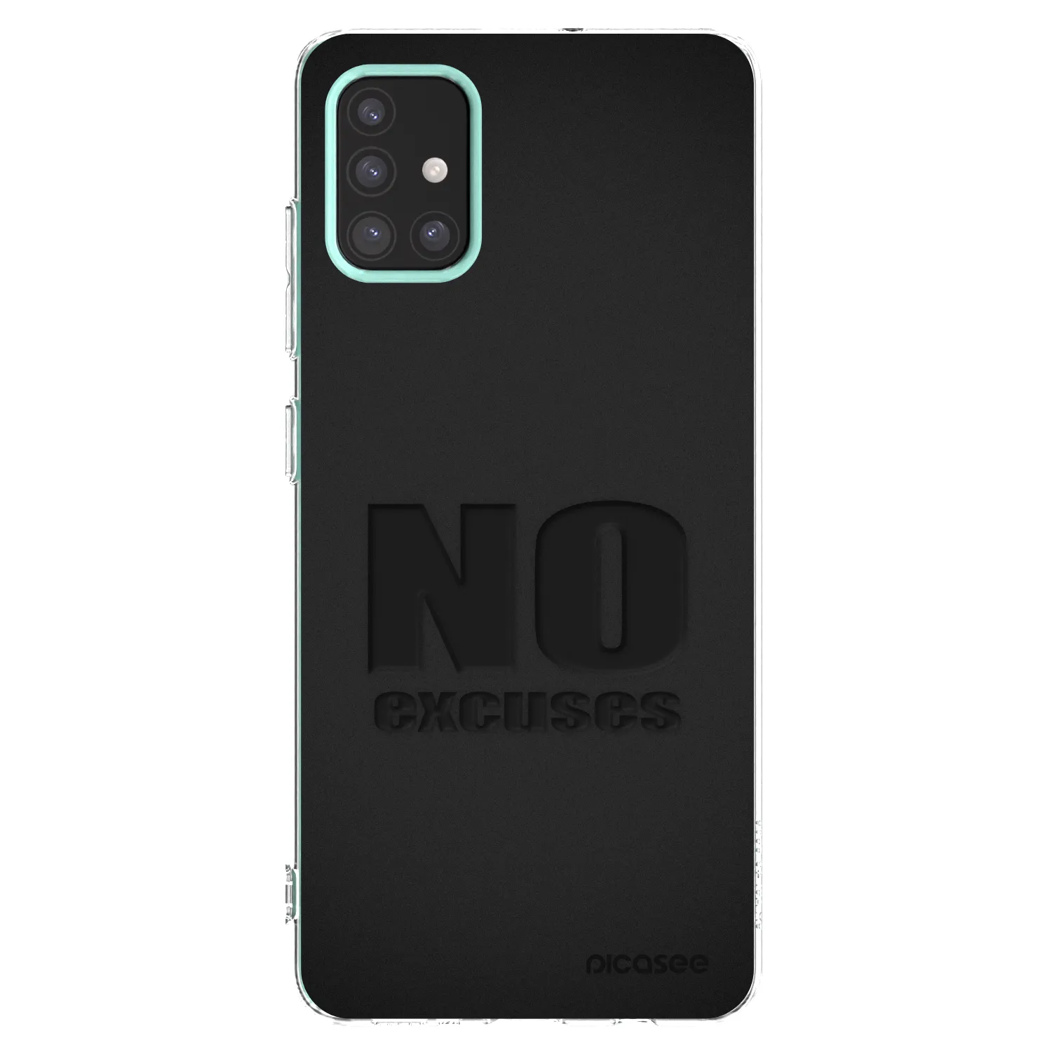 Picasee silikonska prozirna maskica za Samsung Galaxy M31s - No Excuses