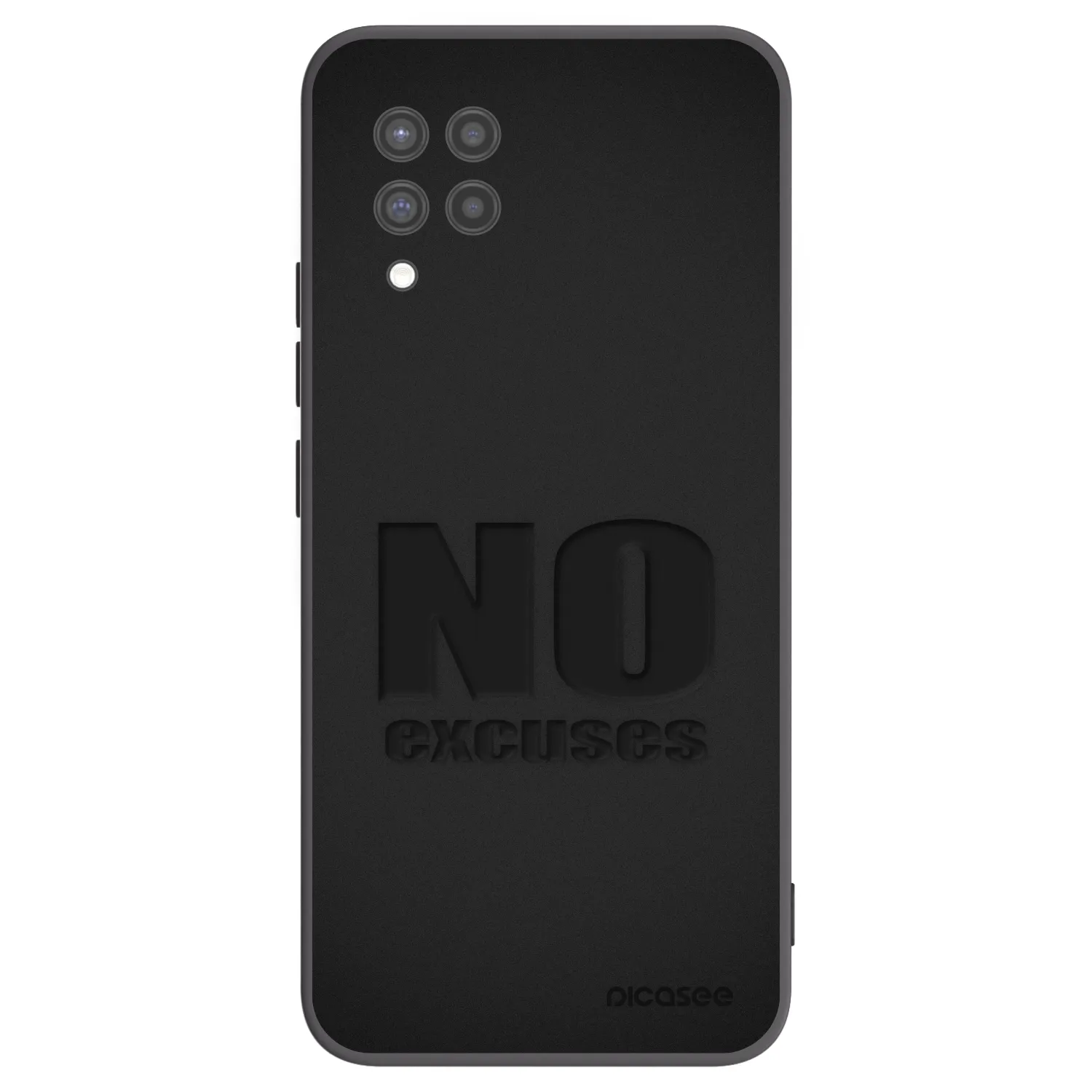 Picasee crna silikonska maskica za Samsung Galaxy A42 A426B - No Excuses