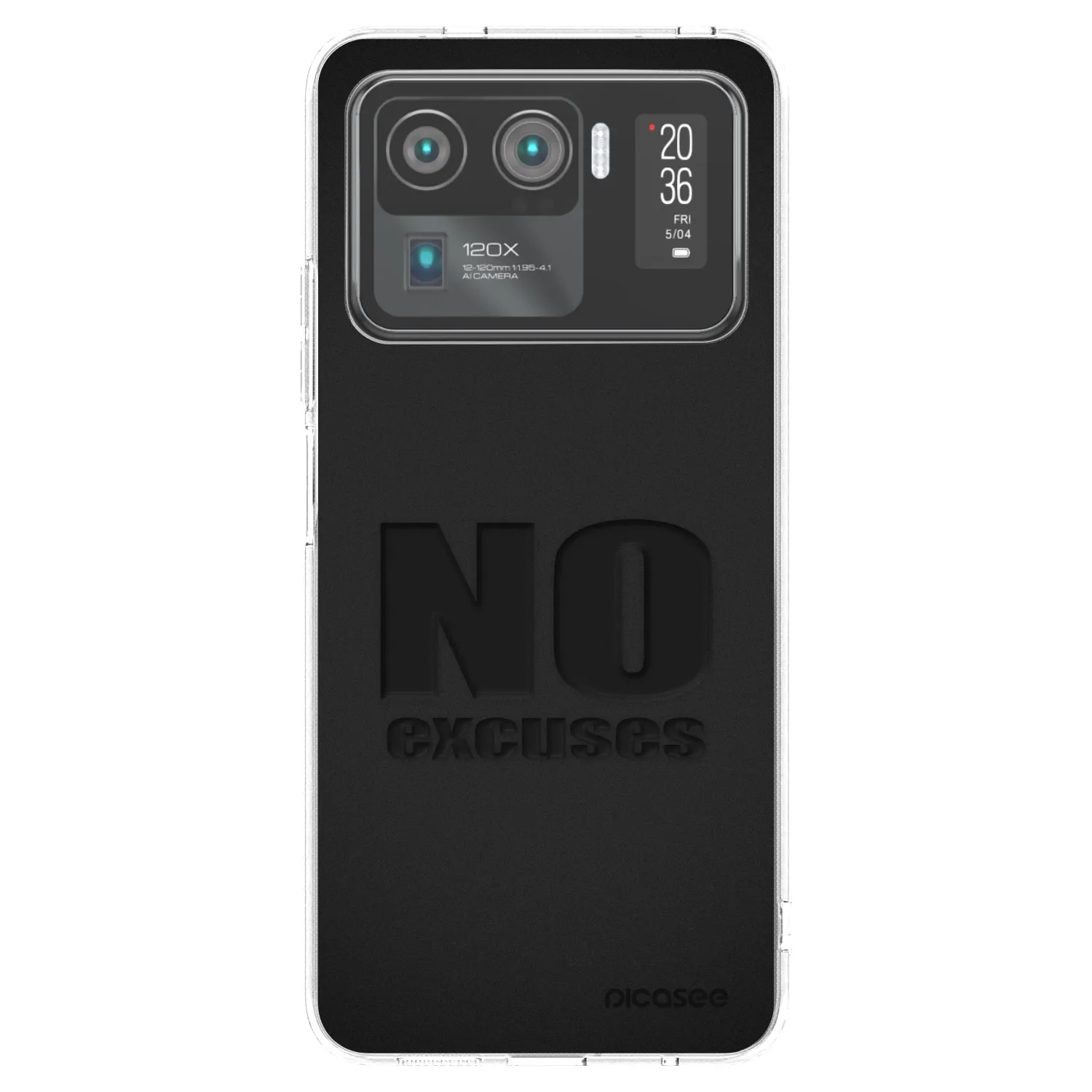 Picasee silikonska prozirna maskica za Xiaomi Mi 11 Ultra - No Excuses