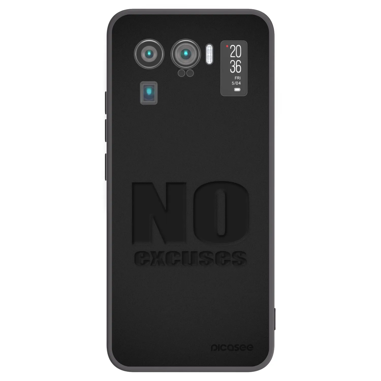 Picasee crna silikonska maskica za Xiaomi Mi 11 Ultra - No Excuses