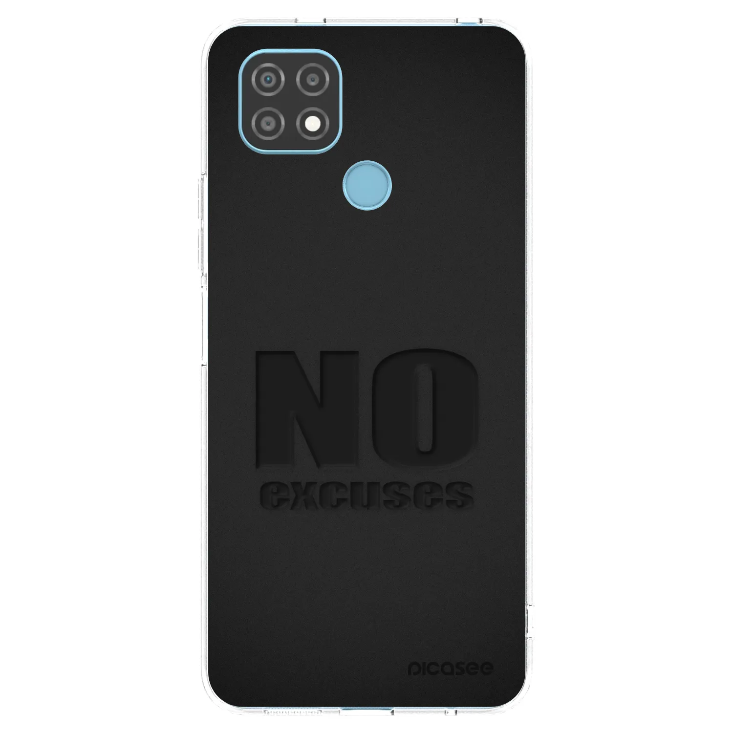 Picasee silikonska prozirna maskica za Realme C21 - No Excuses