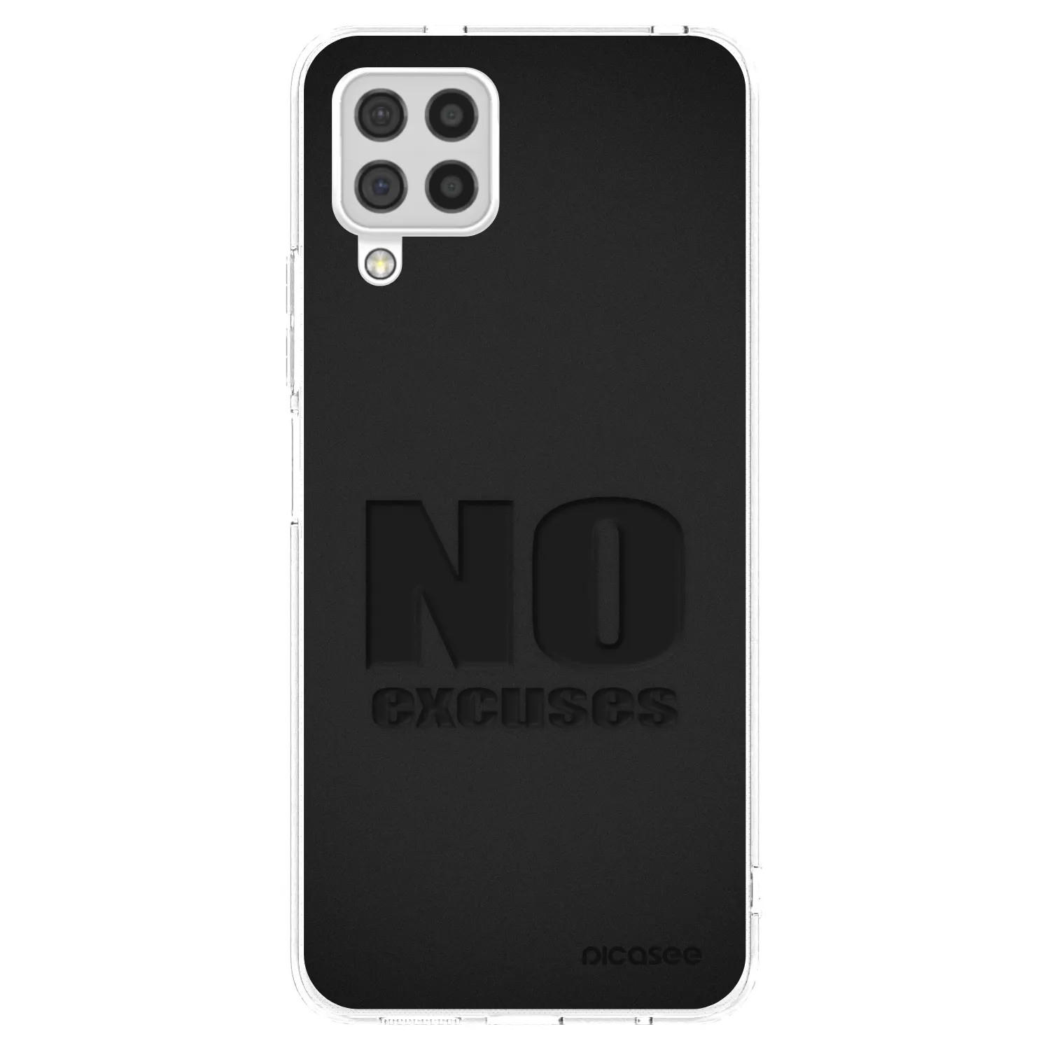 Picasee silikonska prozirna maskica za Samsung Galaxy A22 A225F 4G - No Excuses