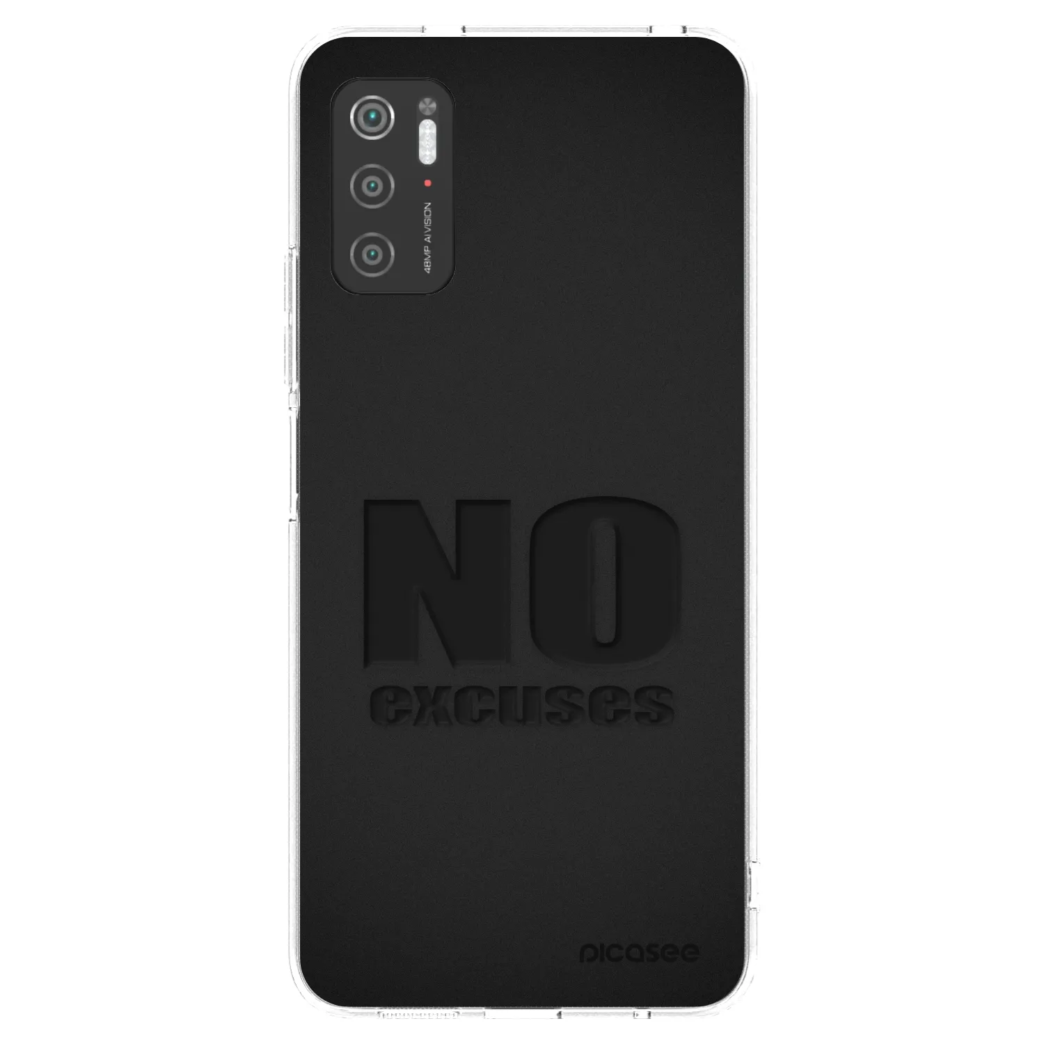 Picasee silikonska prozirna maskica za Xiaomi Poco M3 Pro 5G - No Excuses