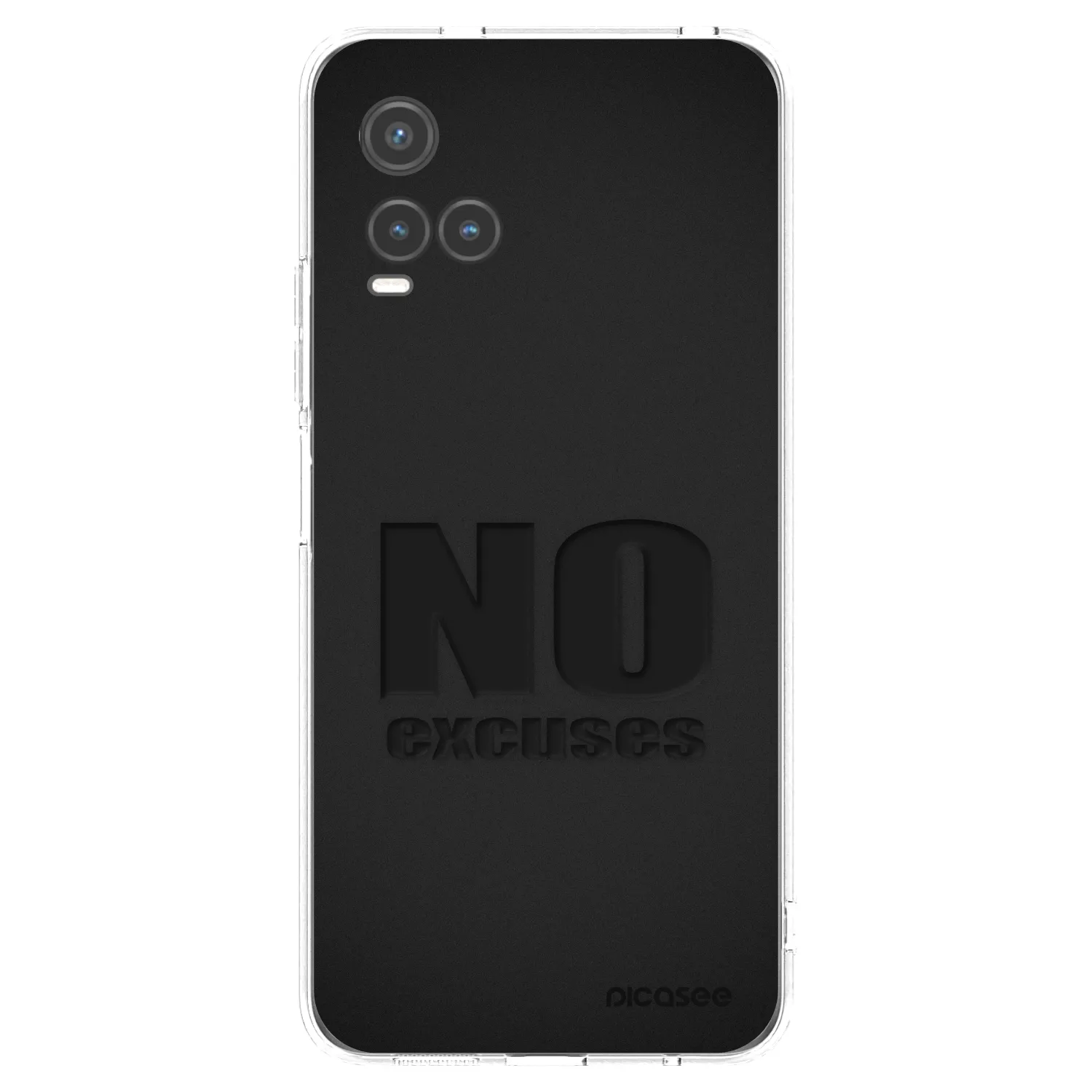Picasee silikonska prozirna maskica za Vivo Y33s - No Excuses