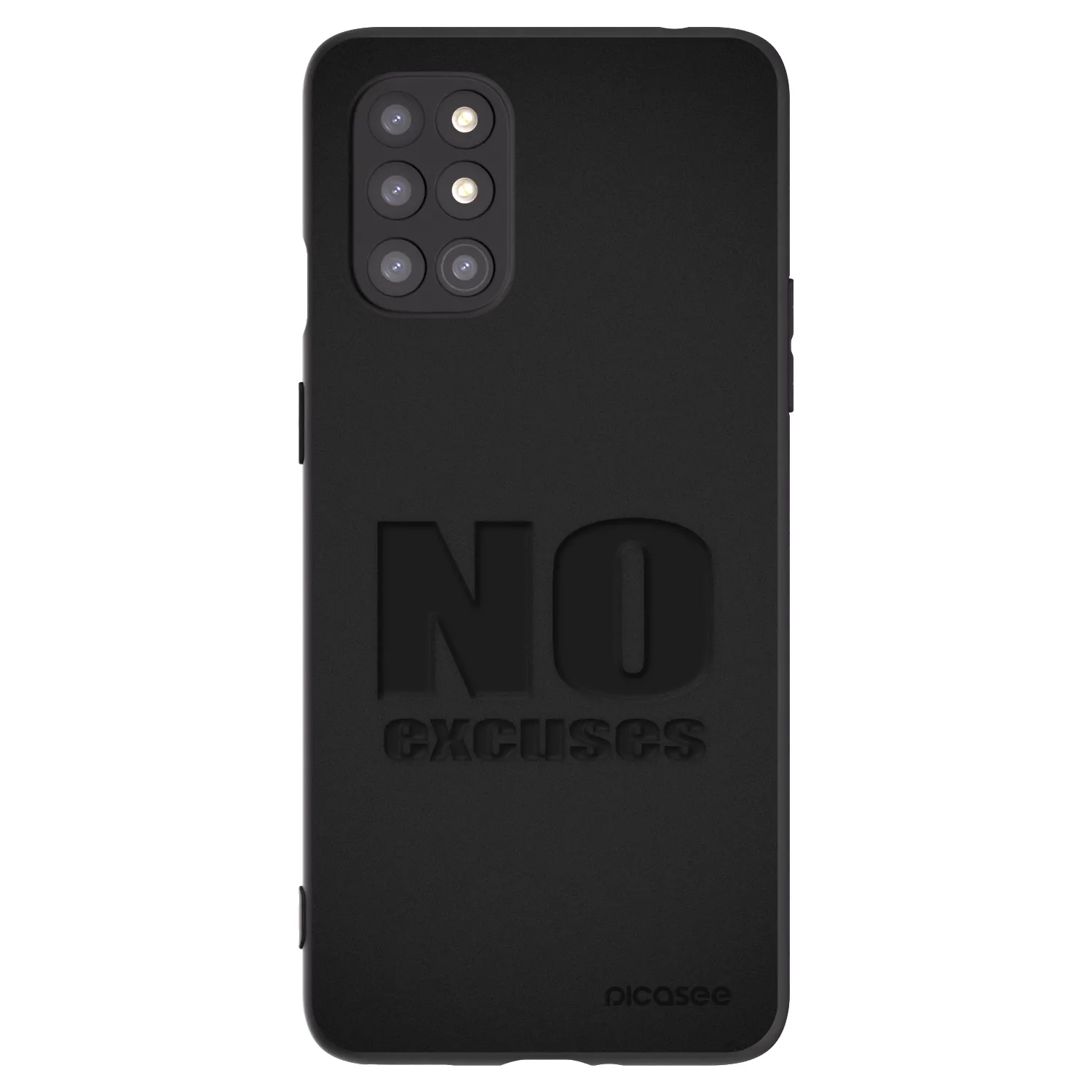 Picasee crna silikonska maskica za OnePlus 8T - No Excuses