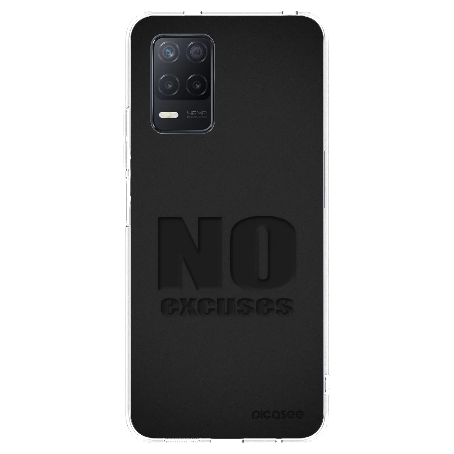 Picasee silikonska prozirna maskica za Realme 8 5G - No Excuses
