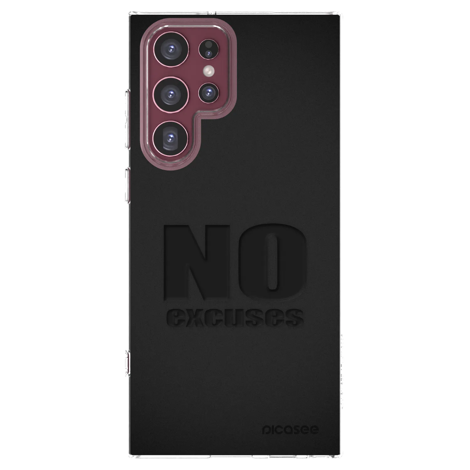 Picasee silikonska prozirna maskica za Samsung Galaxy S22 Ultra 5G - No Excuses