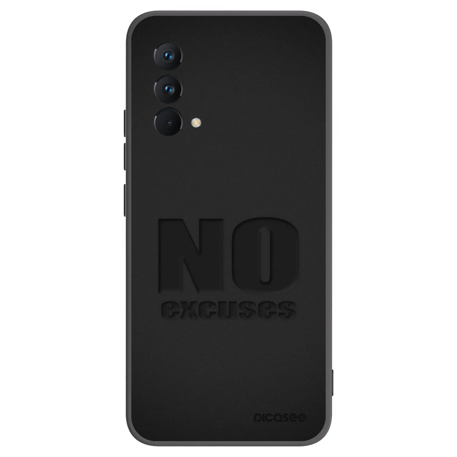 Picasee crna silikonska maskica za Realme GT Master Edition 5G - No Excuses