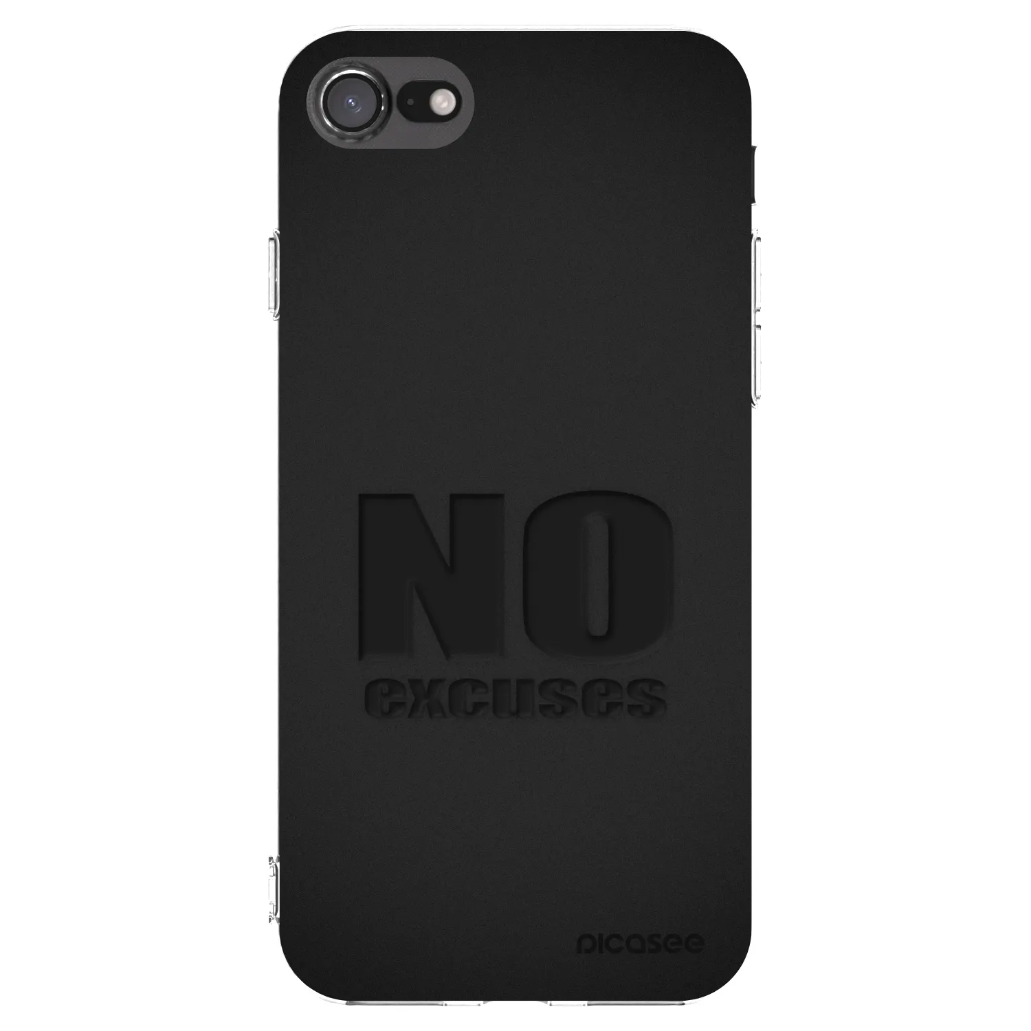 Picasee silikonska prozirna maskica za Apple iPhone SE 2022 - No Excuses