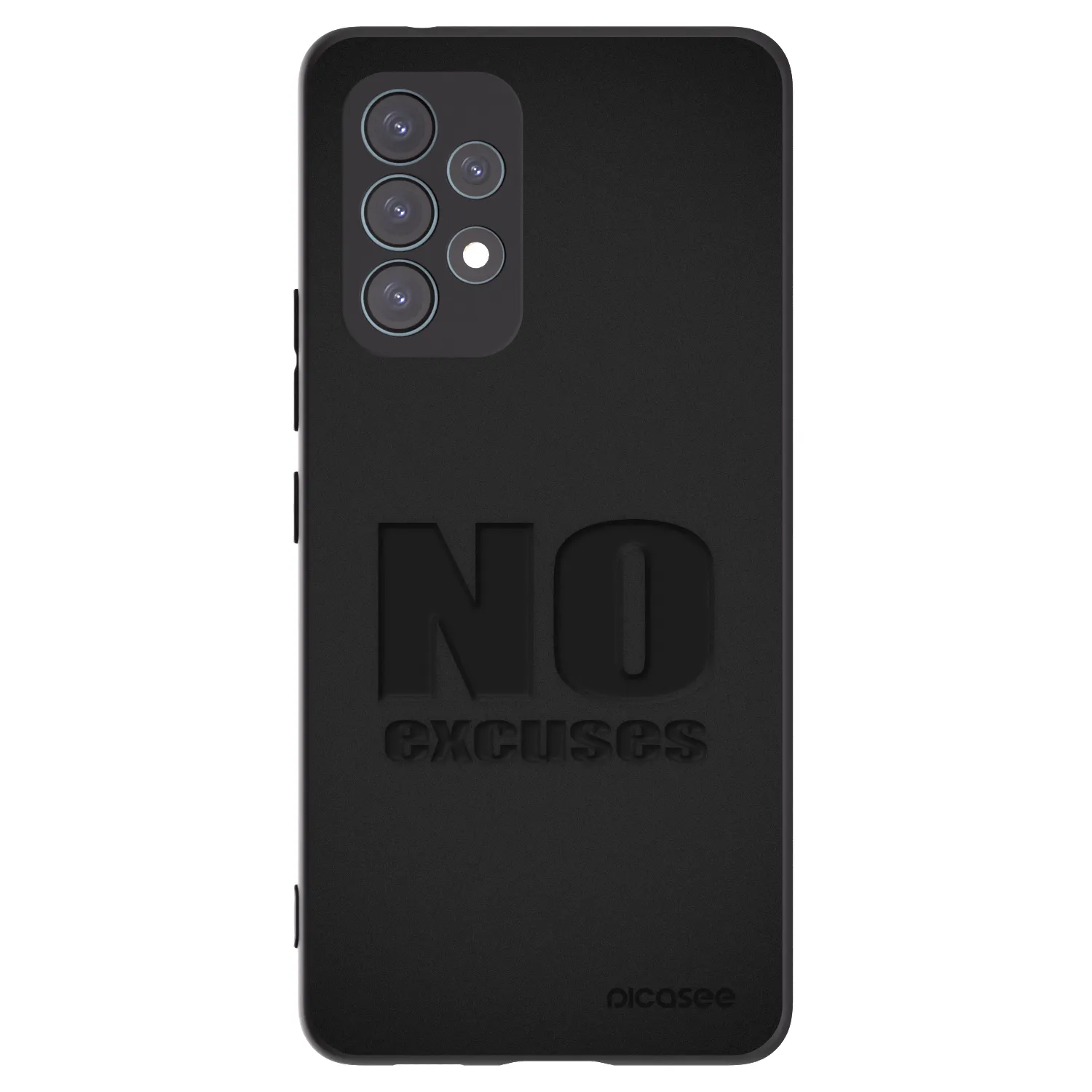 Picasee crna silikonska maskica za Samsung Galaxy A53 5G A536 - No Excuses