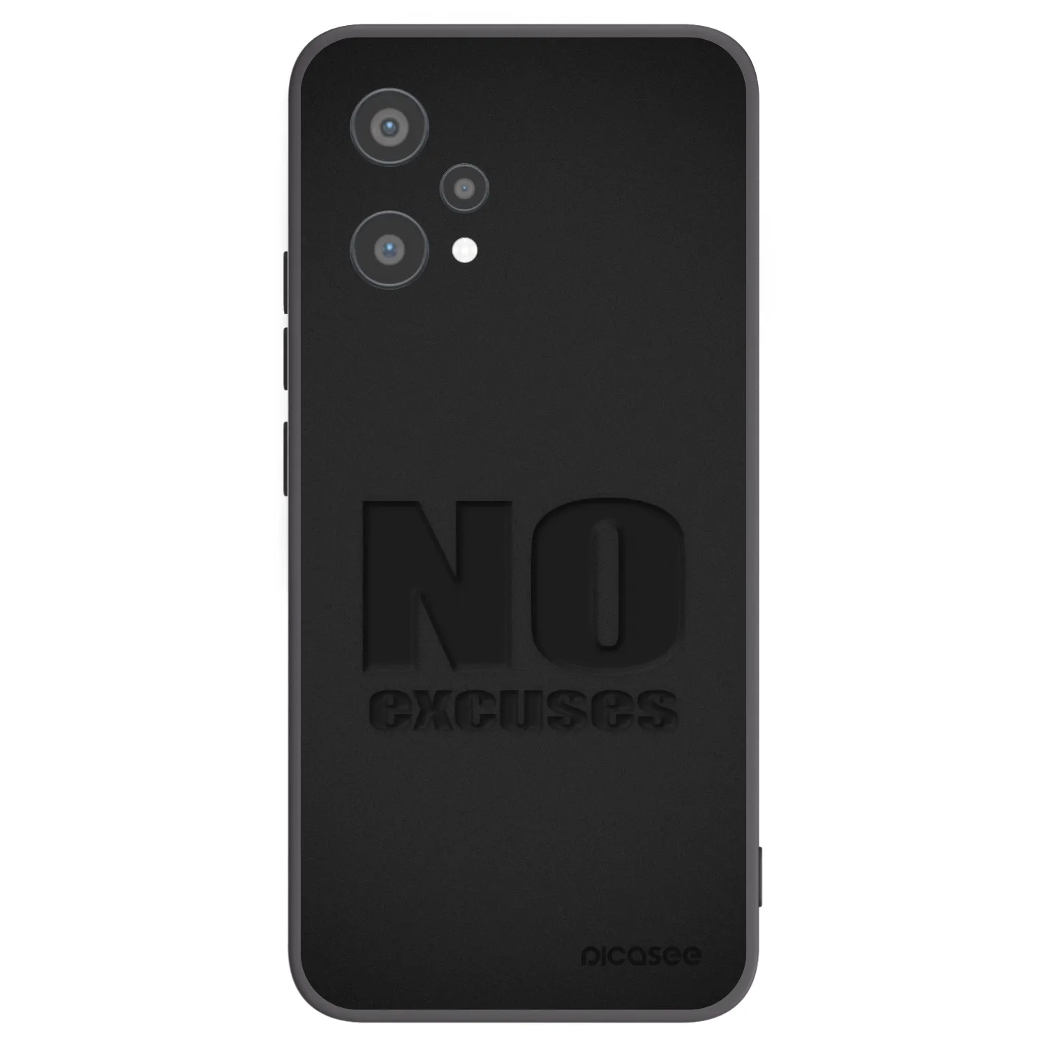 Picasee crna silikonska maskica za Realme 9 Pro 5G - No Excuses