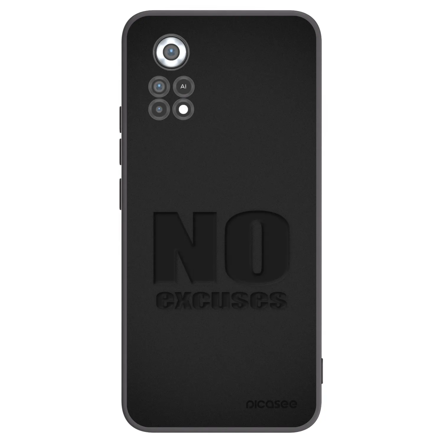 Picasee crna silikonska maskica za Xiaomi Poco X4 Pro 5G - No Excuses