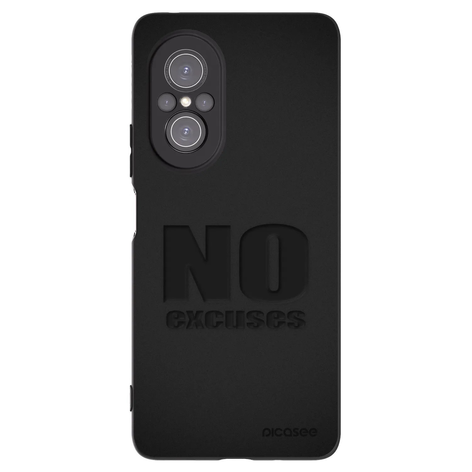 Picasee crna silikonska maskica za Huawei Nova 9 SE - No Excuses