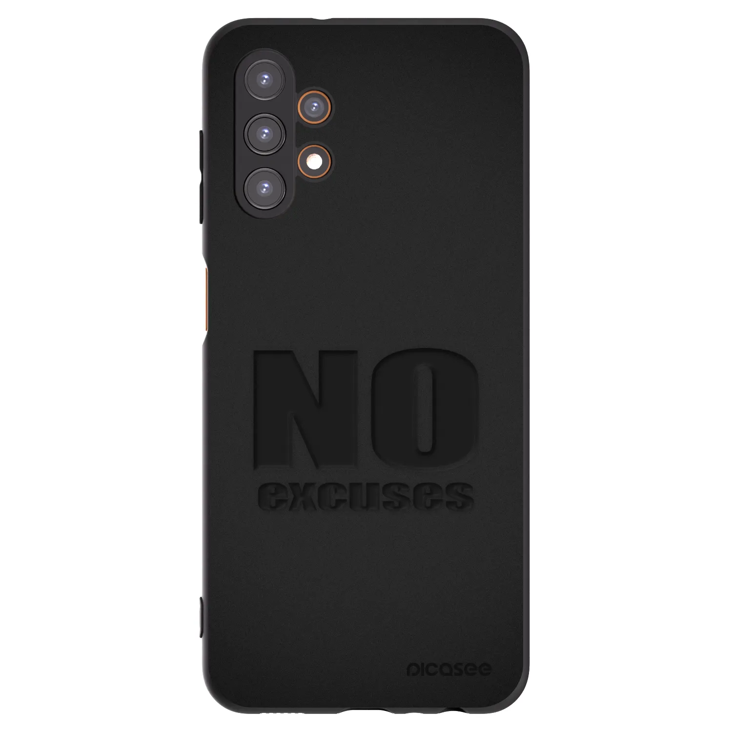 Picasee crna silikonska maskica za Samsung Galaxy A13 4G A135 - No Excuses