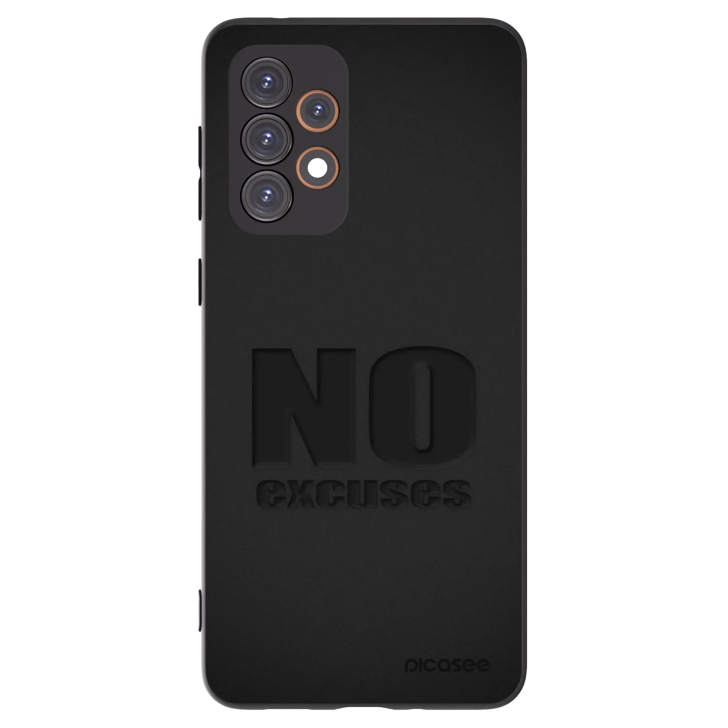 Picasee crna silikonska maskica za Samsung Galaxy A33 5G A336 - No Excuses