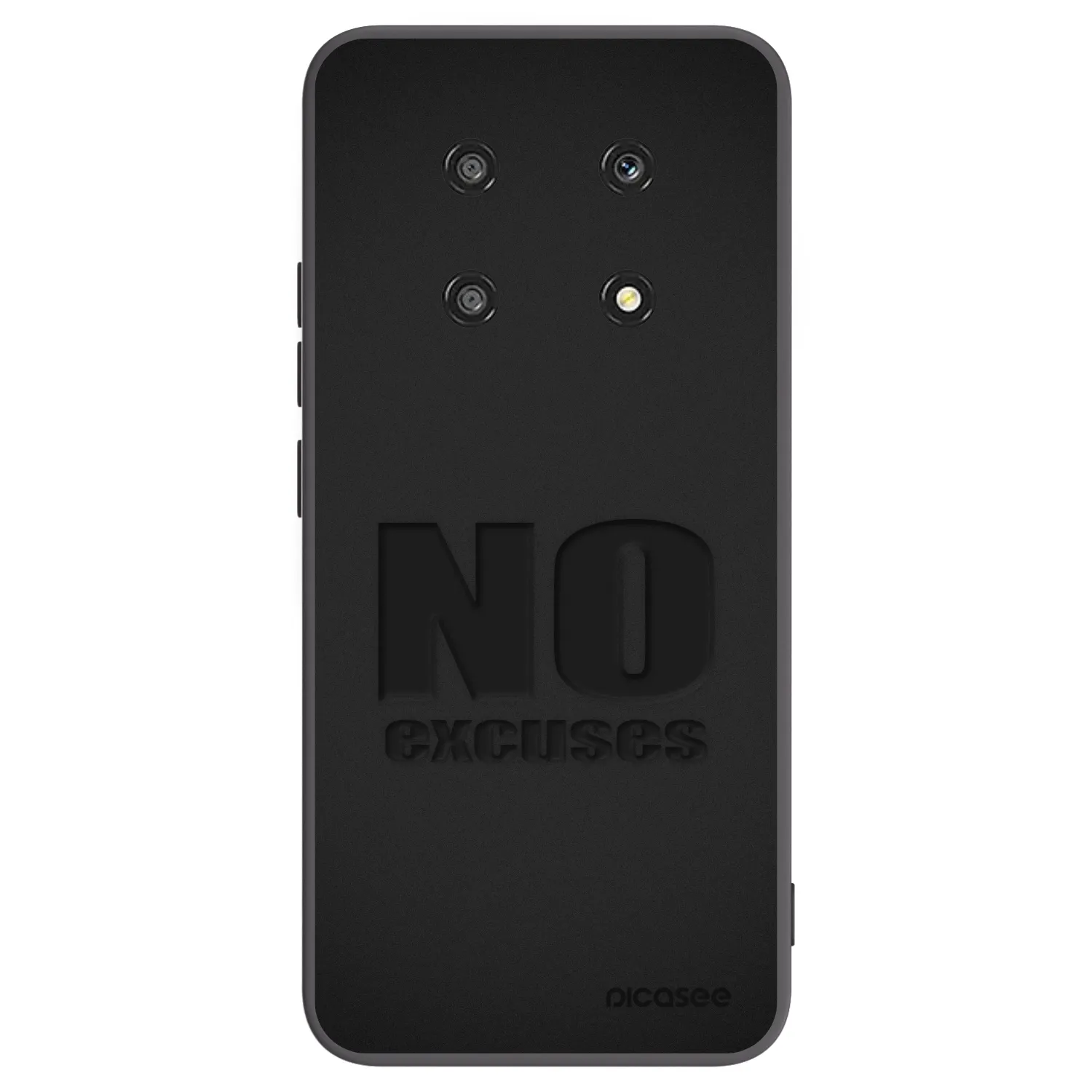 Picasee crna silikonska maskica za Honor Magic4 Lite 5G - No Excuses