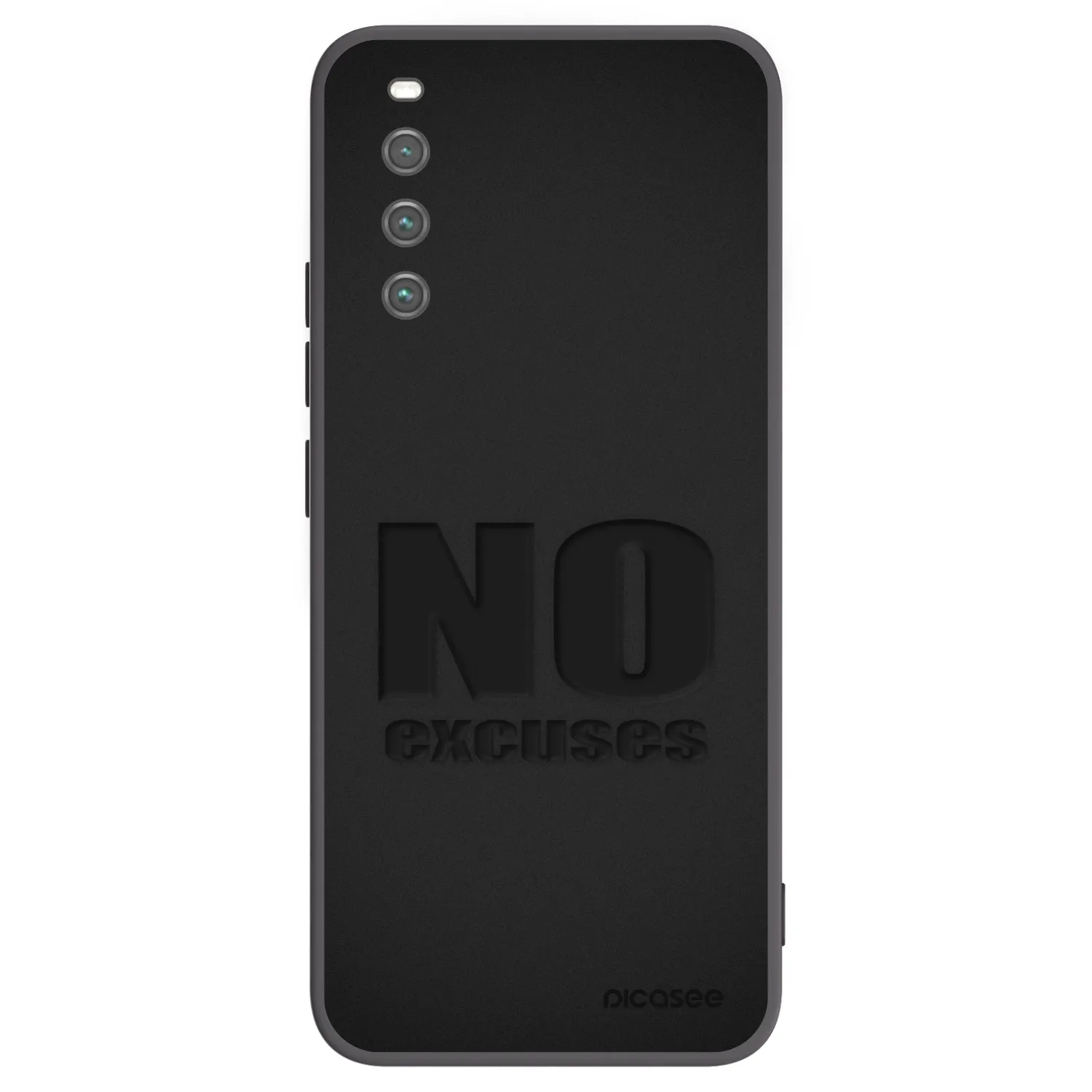 Picasee crna silikonska maskica za Sony Xperia 10 IV 5G - No Excuses