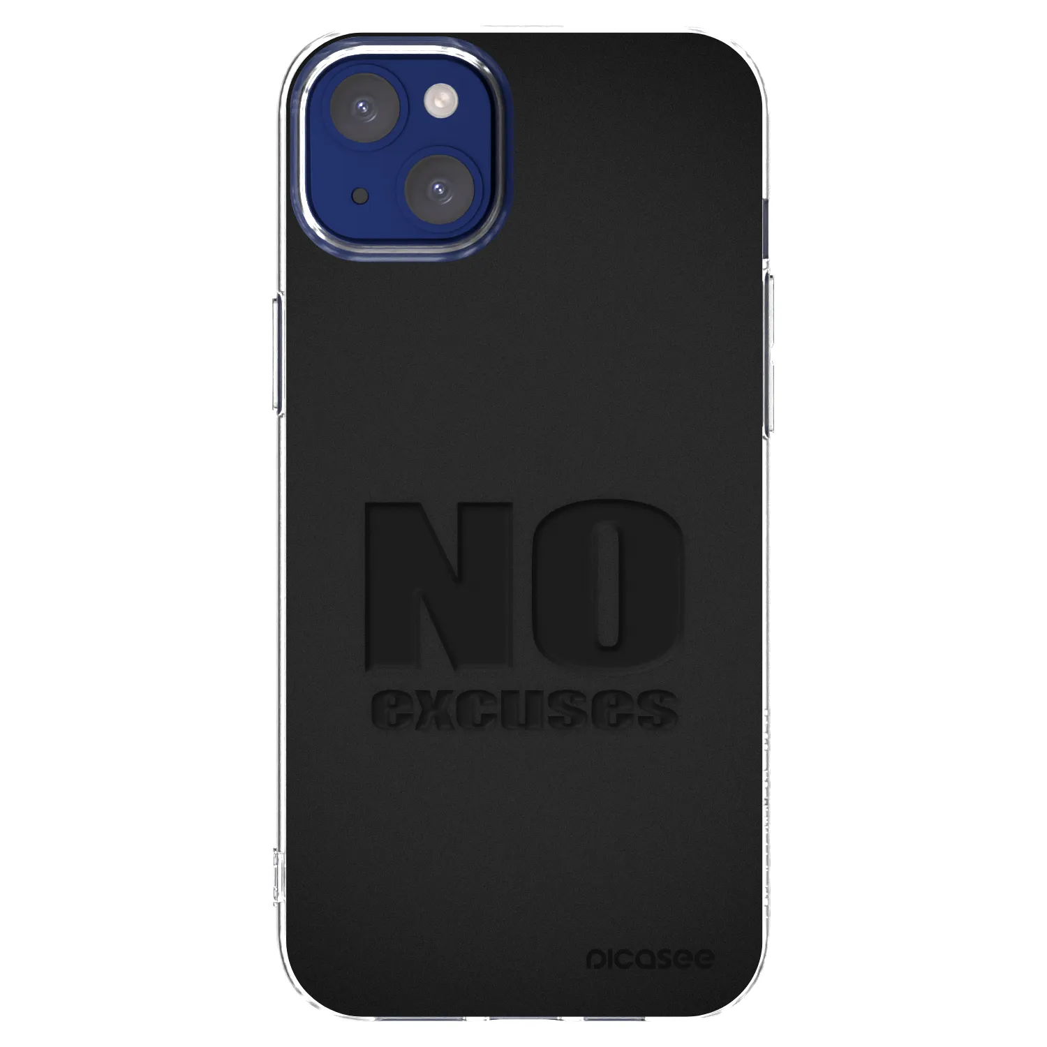 Picasee silikonska prozirna maskica za Apple iPhone 14 Plus - No Excuses