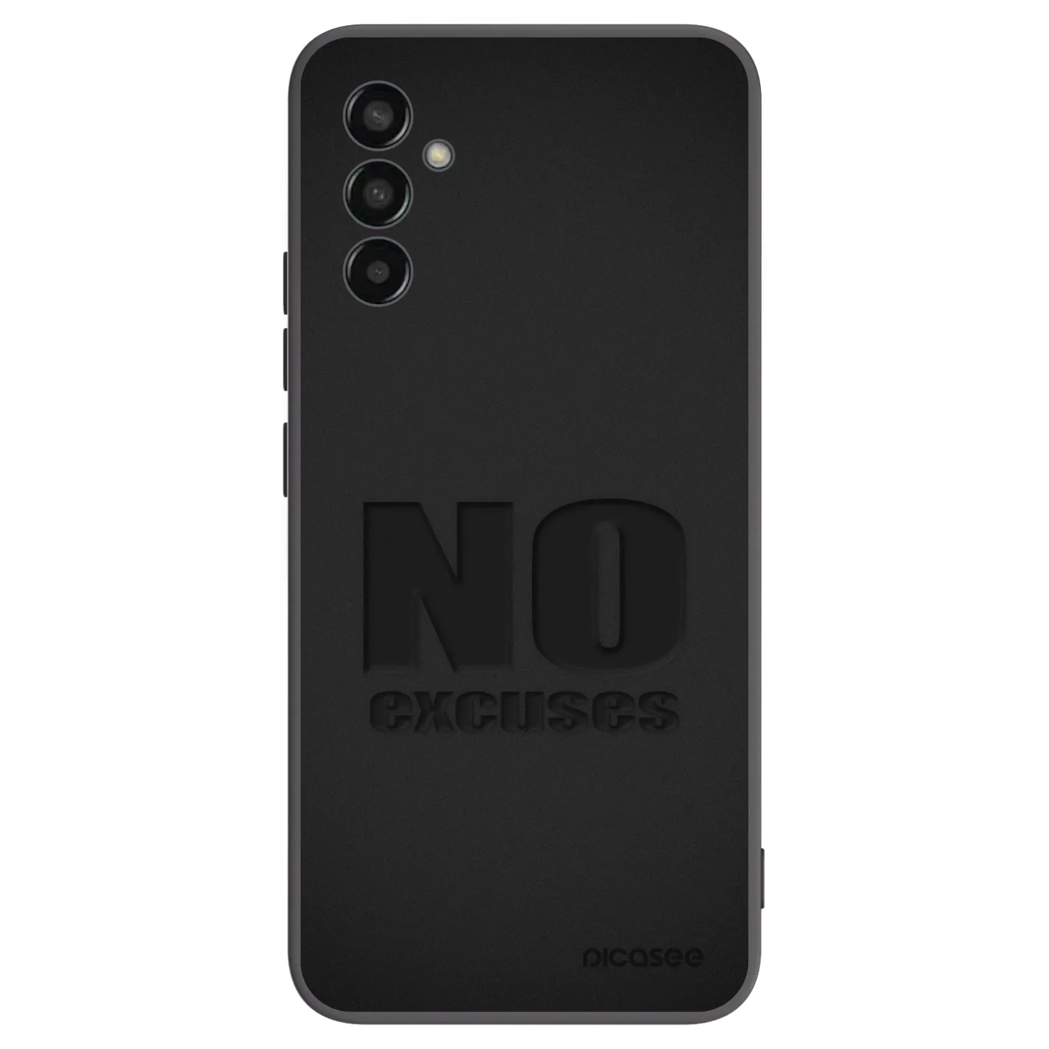 Picasee crna silikonska maskica za Samsung Galaxy M13 M135F - No Excuses