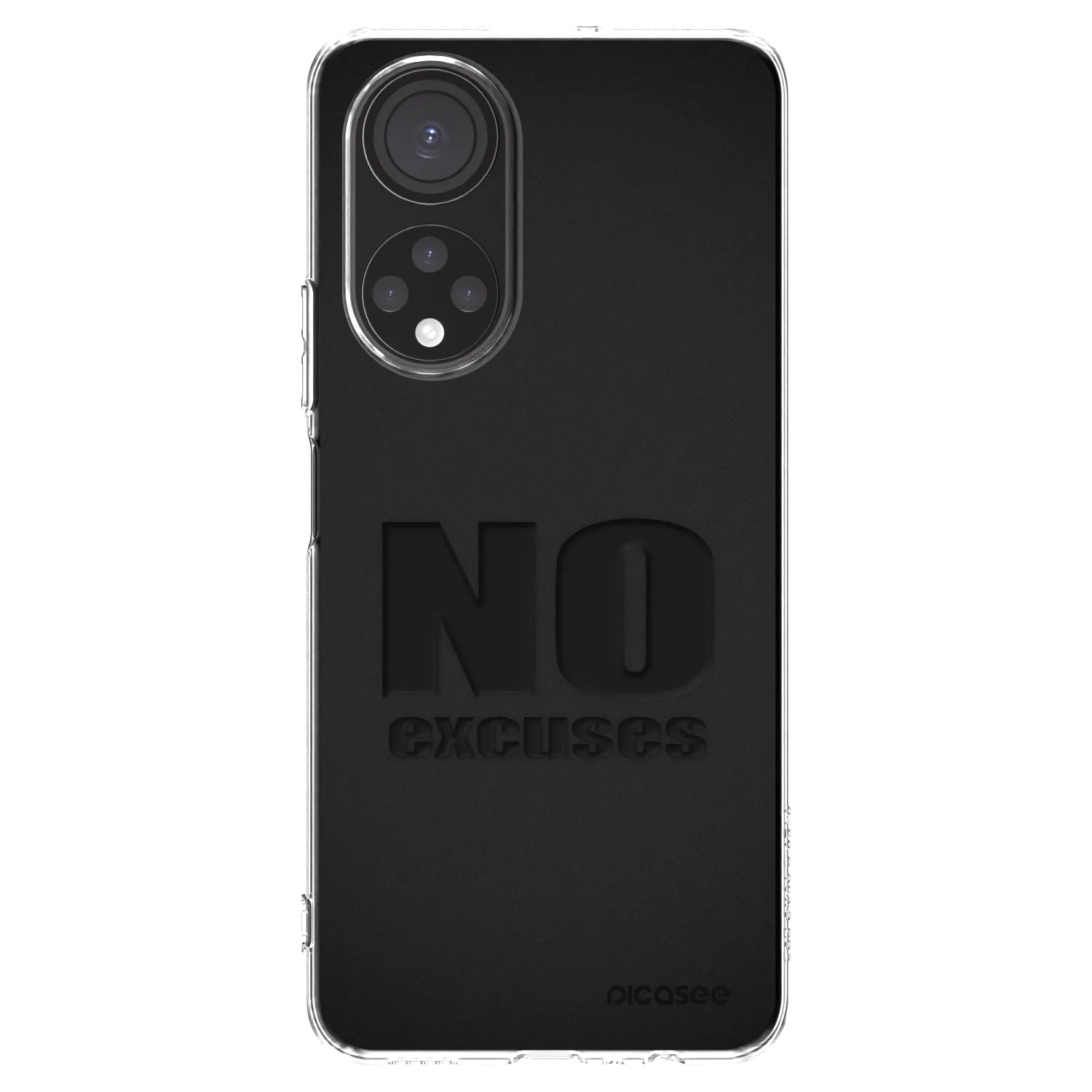 Picasee silikonska prozirna maskica za Honor X7 - No Excuses