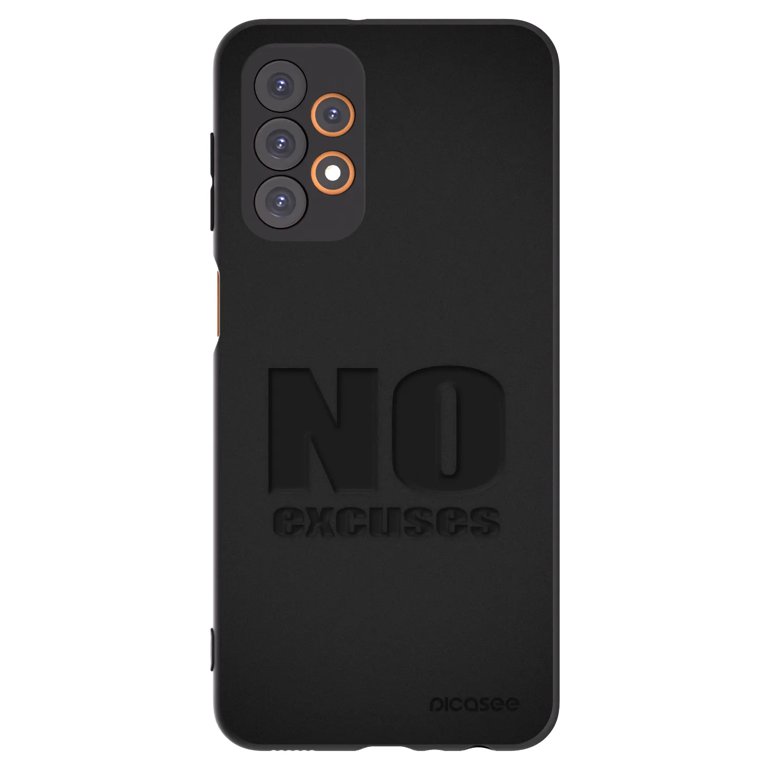 Picasee crna silikonska maskica za Samsung Galaxy A23 A236B 5G - No Excuses