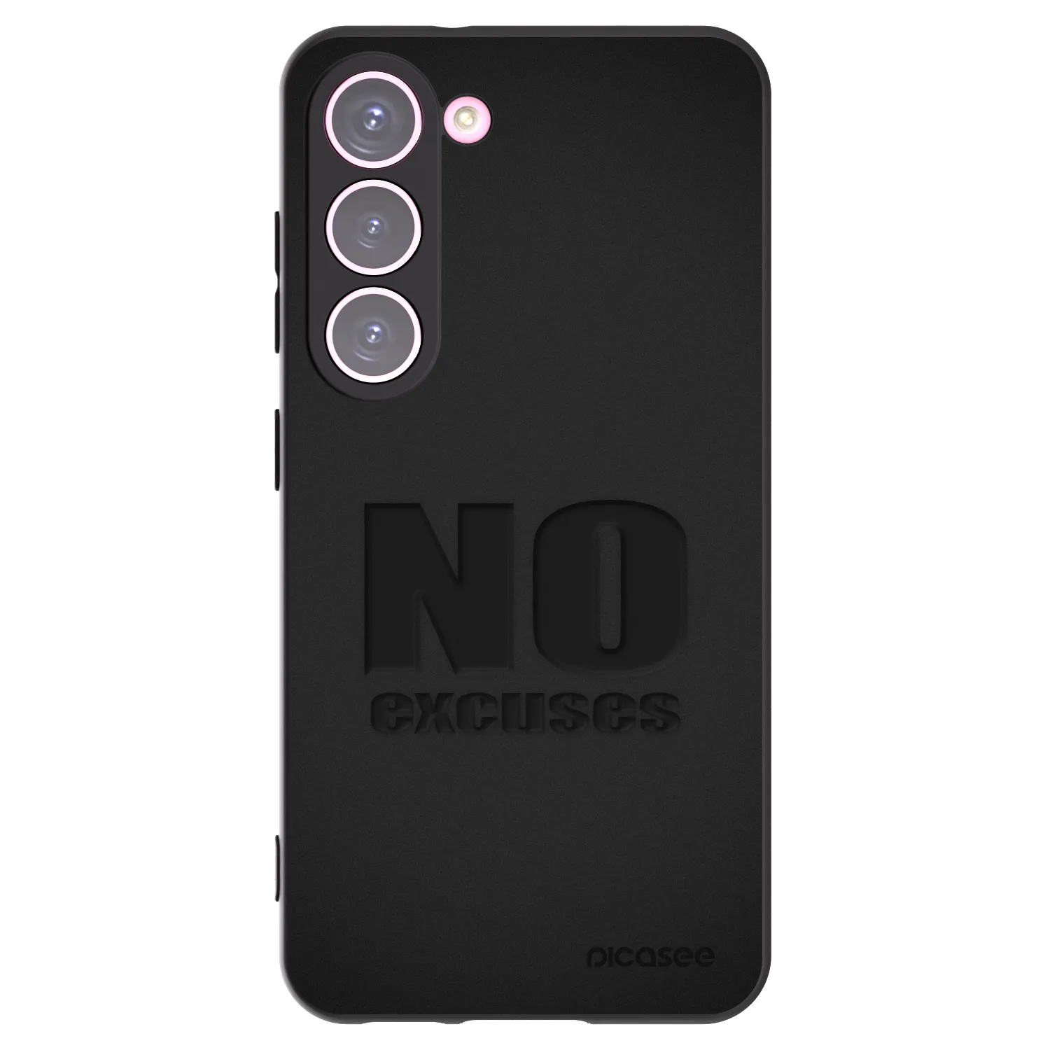 Picasee crna silikonska maskica za Samsung Galaxy S23 5G - No Excuses