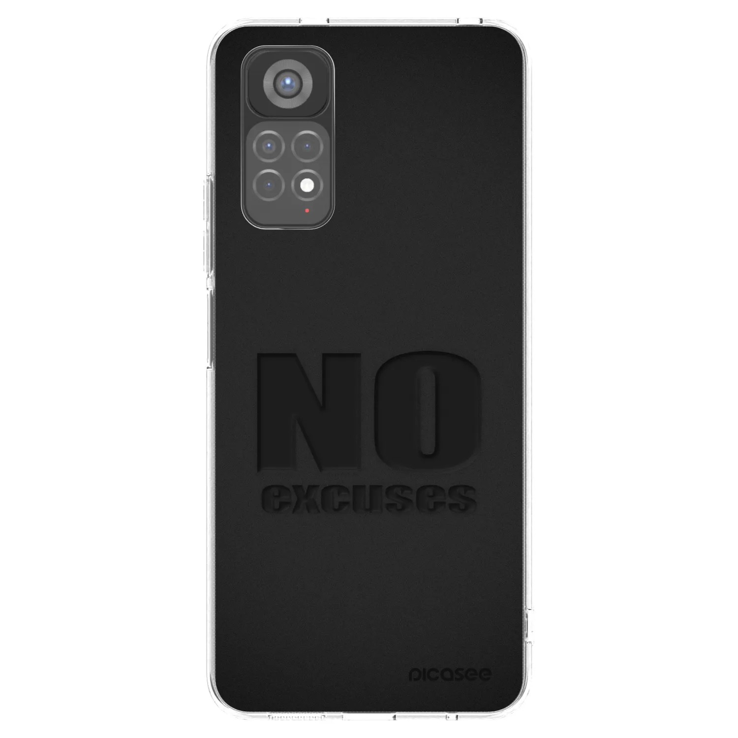 Picasee silikonska prozirna maskica za Xiaomi Redmi Note 11S 5G - No Excuses