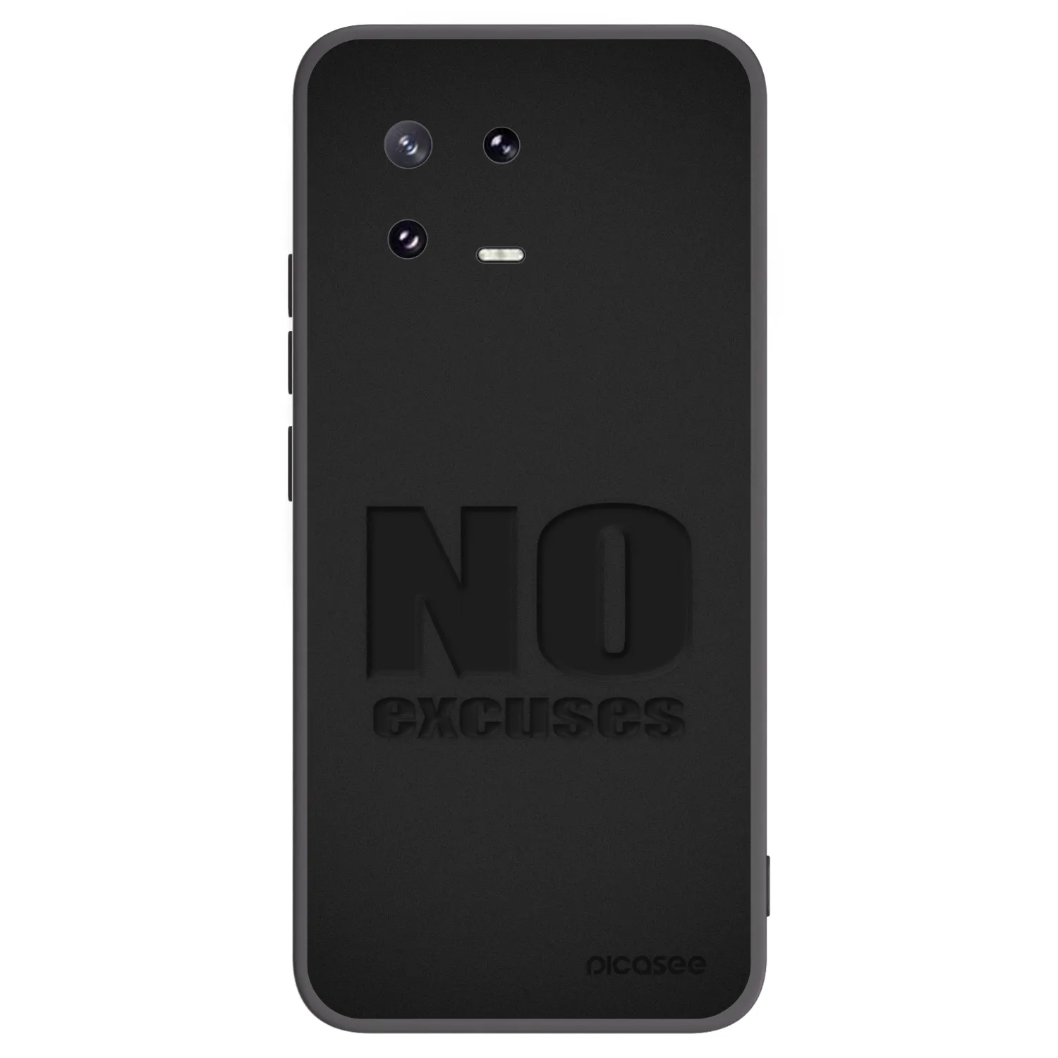 Picasee crna silikonska maskica za Xiaomi 13 Pro - No Excuses