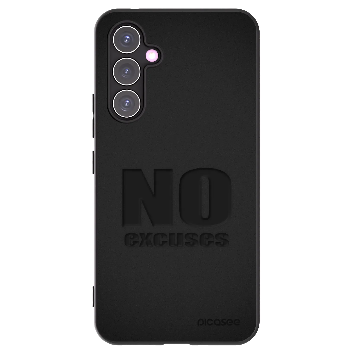 Picasee crna silikonska maskica za Samsung Galaxy A54 5G A546B - No Excuses