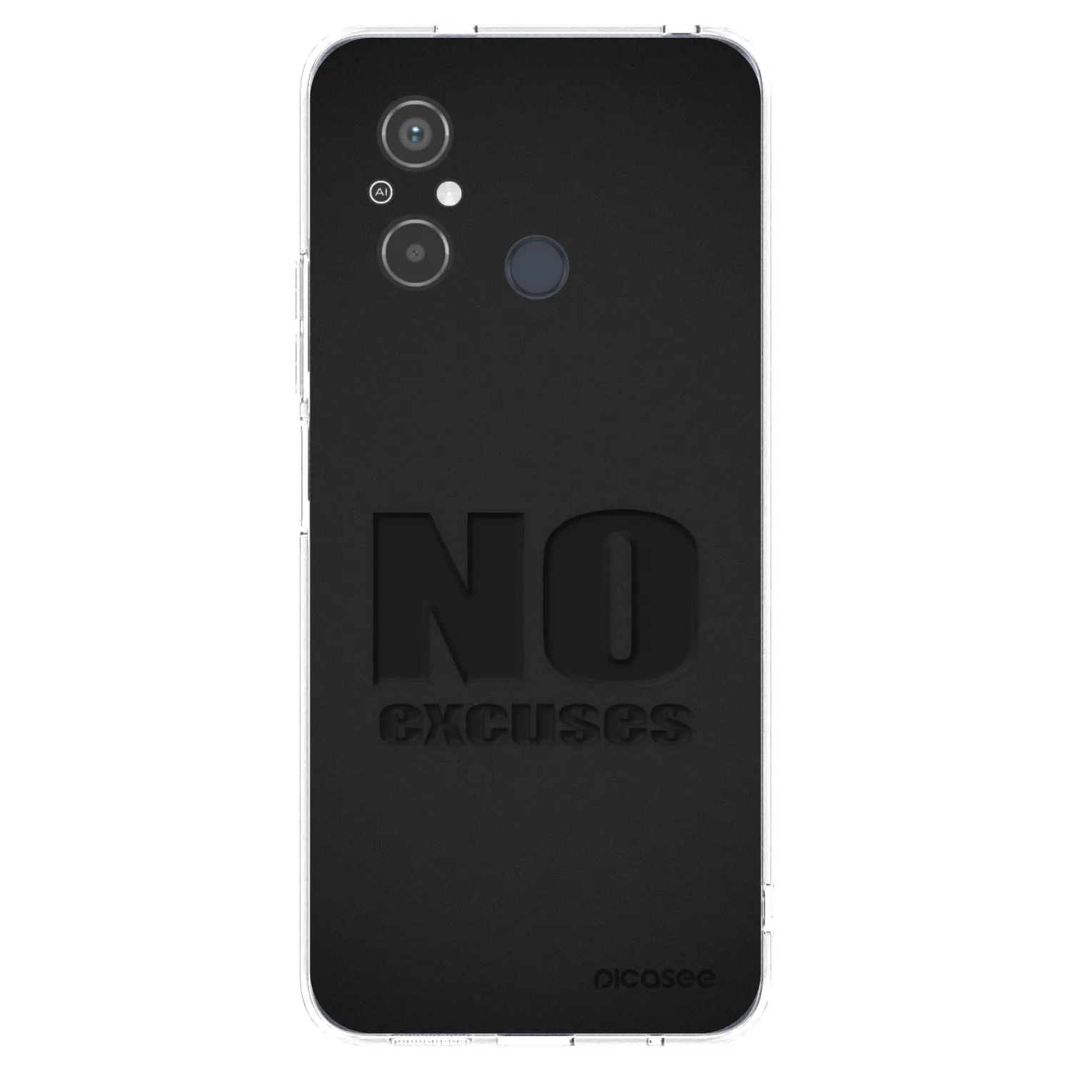 Picasee silikonska prozirna maskica za Xiaomi Redmi 12C - No Excuses