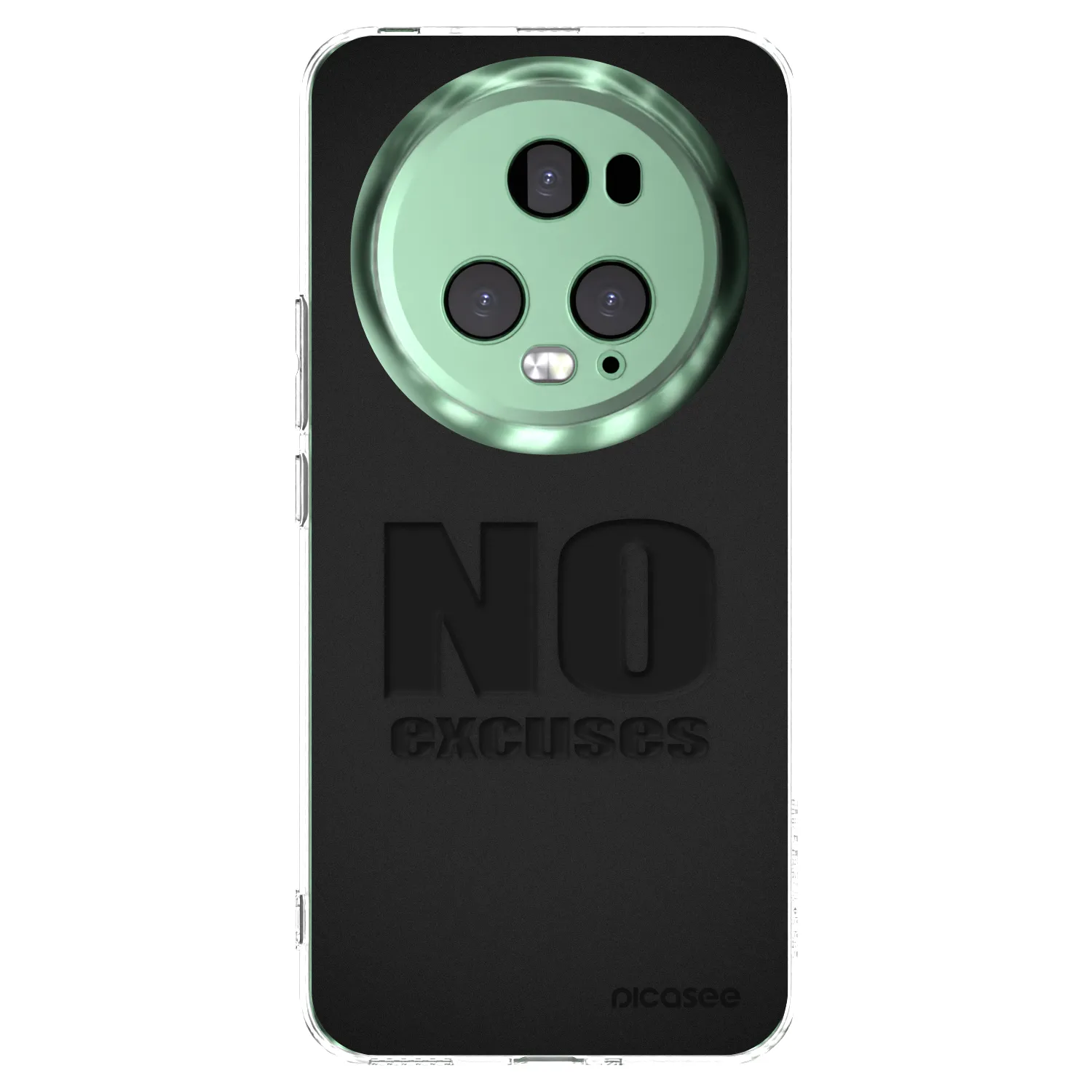 Picasee silikonska prozirna maskica za Honor Magic5 Pro - No Excuses
