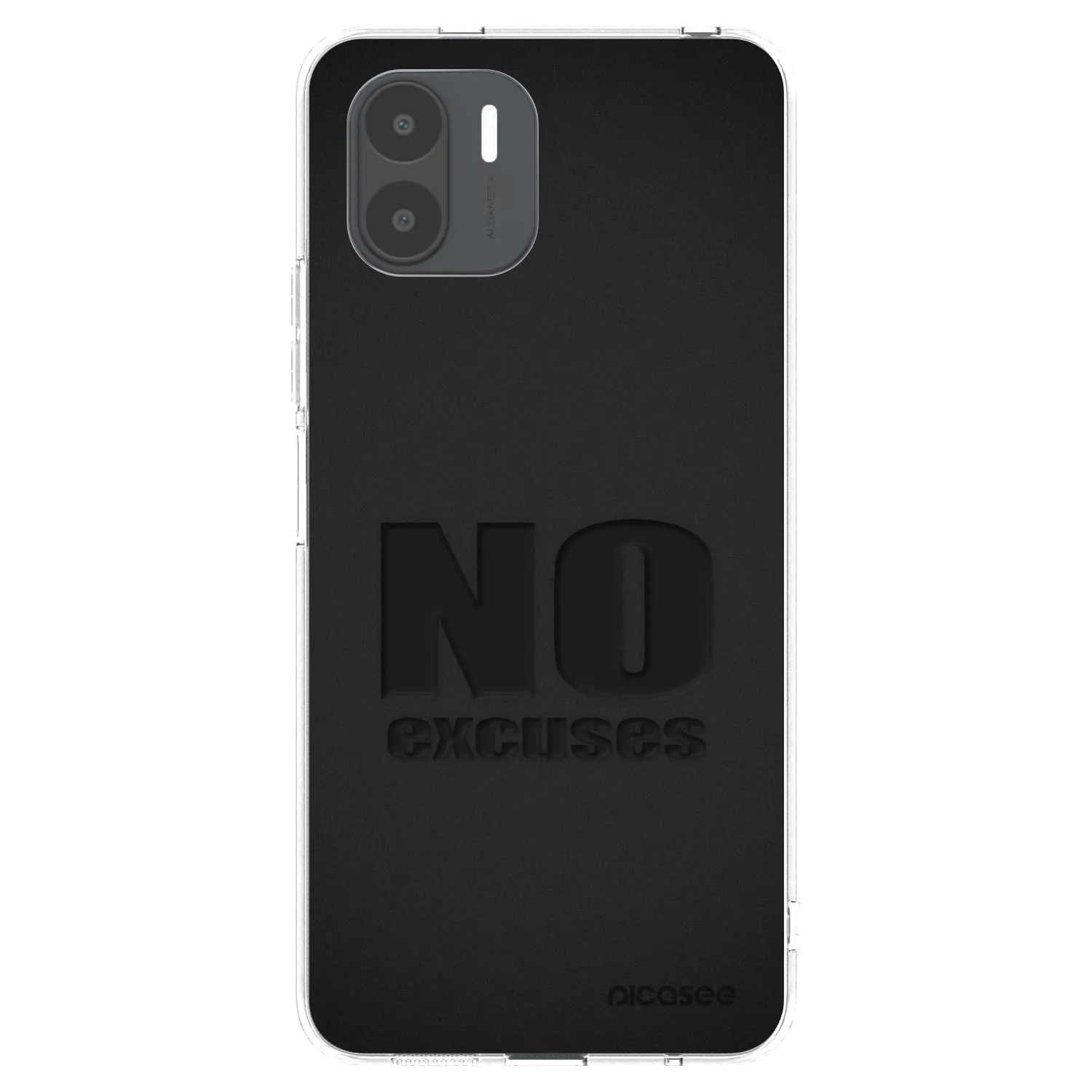 Picasee silikonska prozirna maskica za Xiaomi Redmi A2 - No Excuses