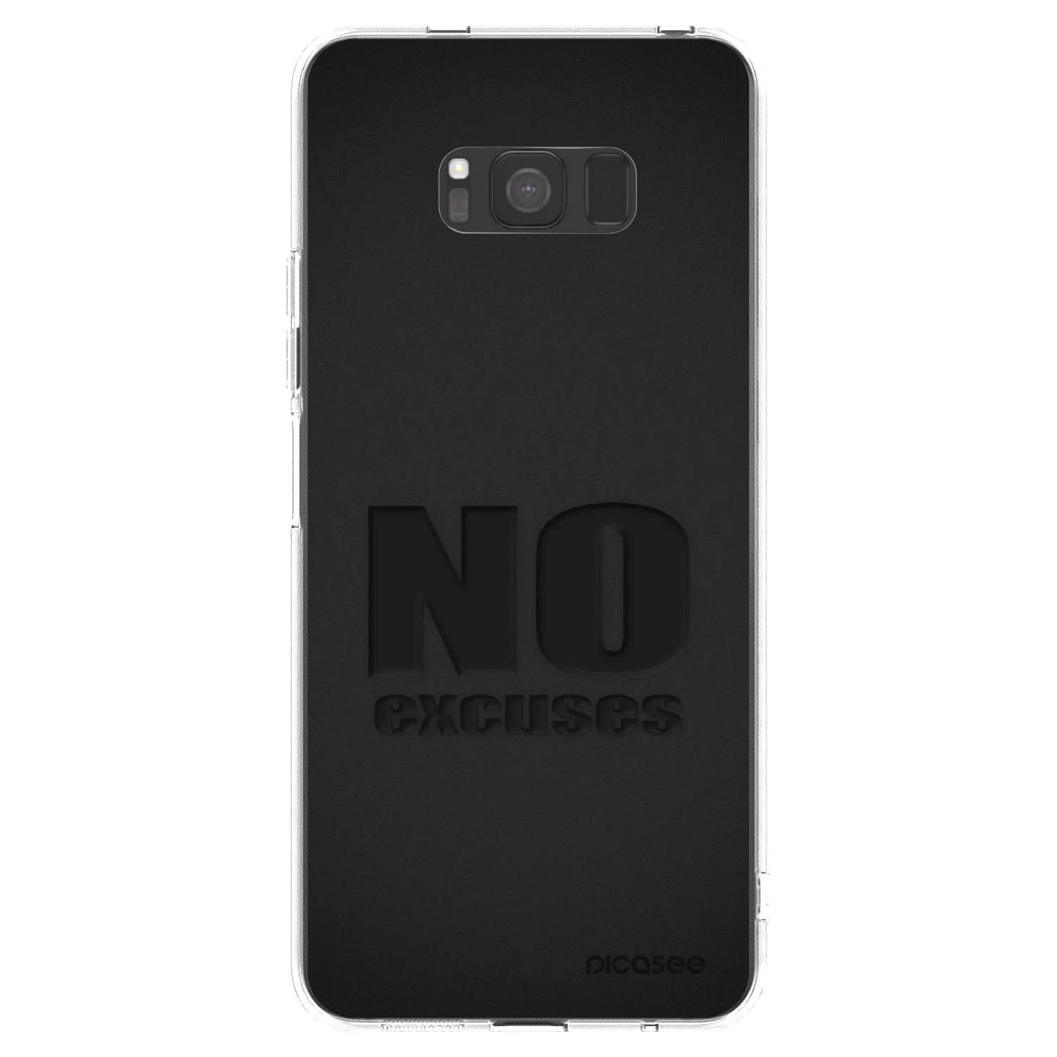 Picasee silikonska prozirna maskica za Samsung Galaxy S8 G950F - No Excuses