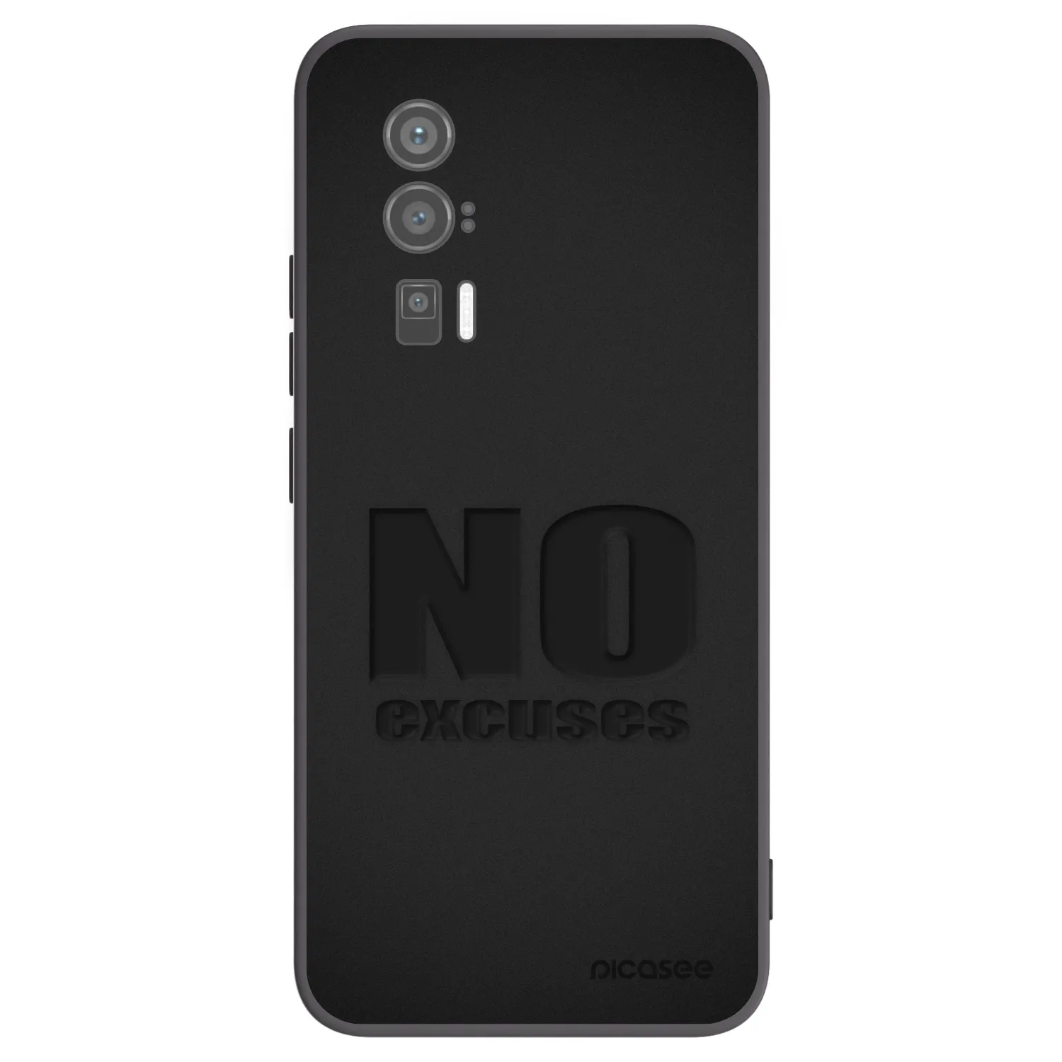 Picasee crna silikonska maskica za Xiaomi Poco F5 Pro 5G - No Excuses