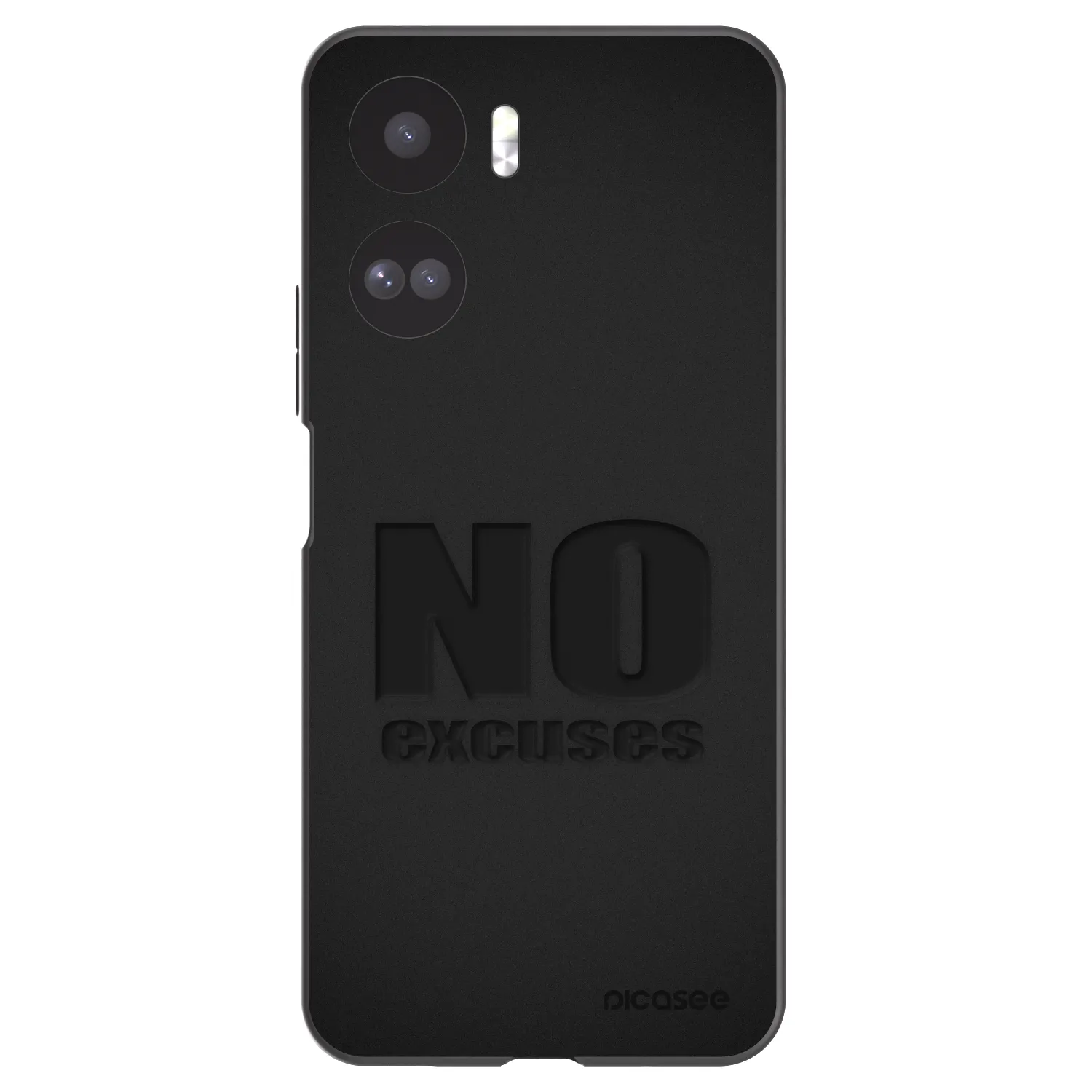Picasee crna silikonska maskica za Honor 90 Lite 5G - No Excuses