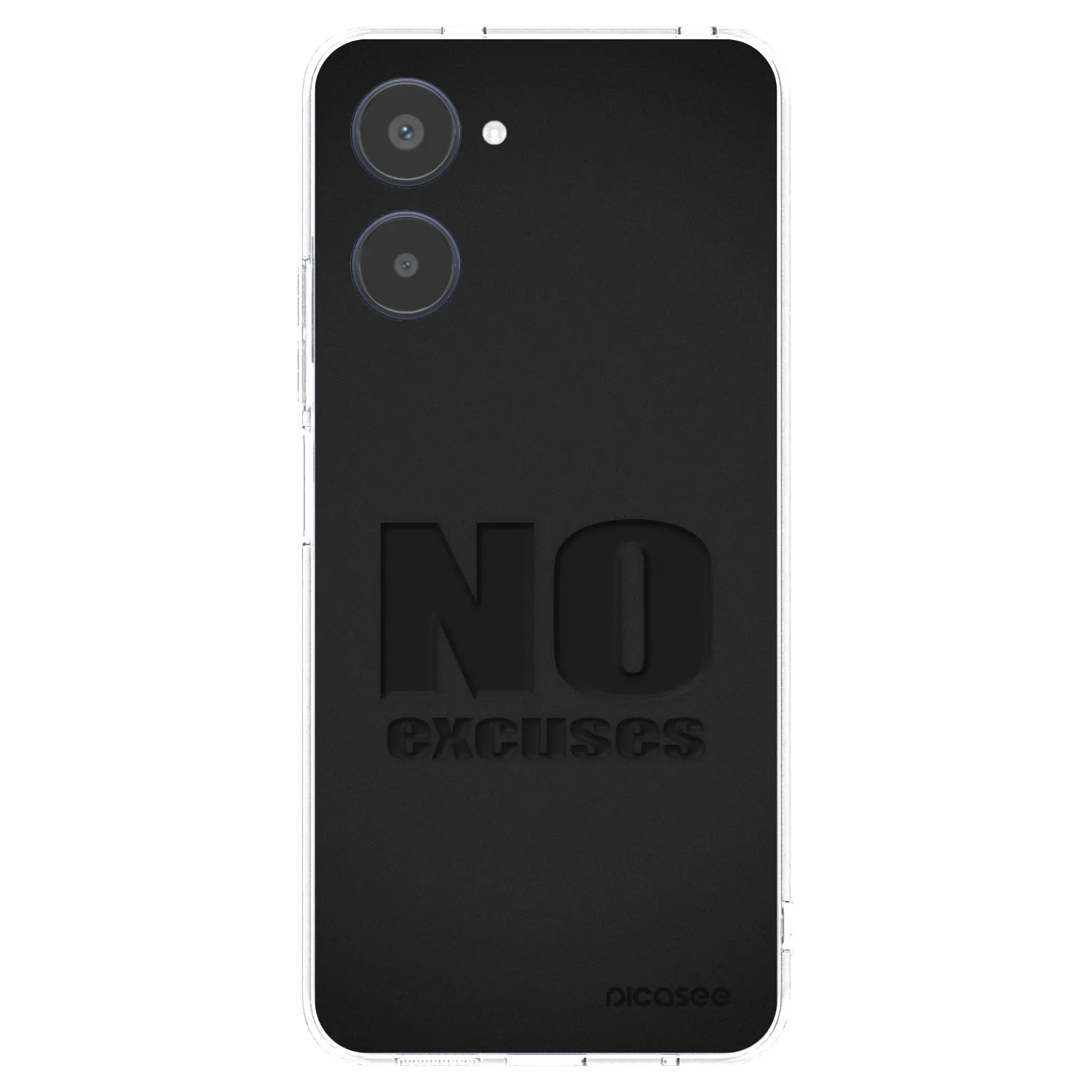 Picasee silikonska prozirna maskica za Realme 10 4G - No Excuses